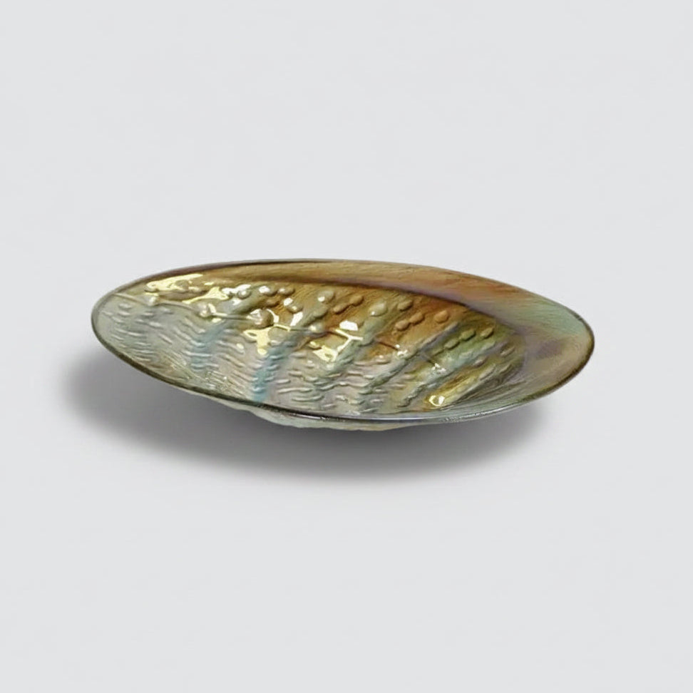 Glass Paua-look Bowls