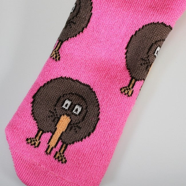 Comfort Bed Socks - Pink Kiwi