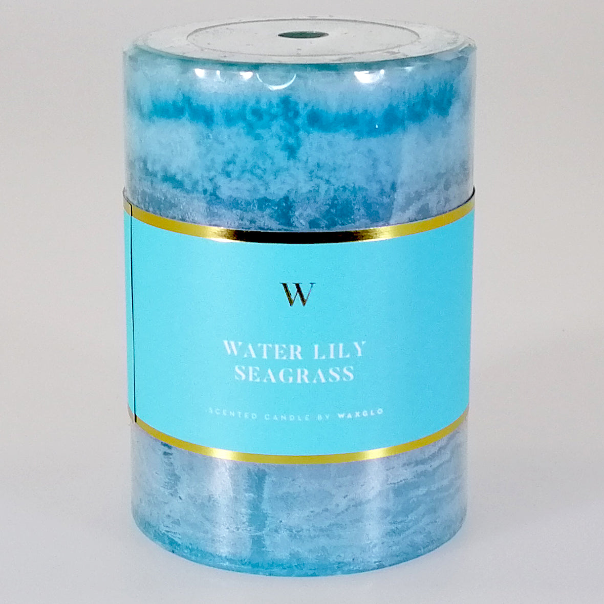 Scented Candle - 7 x 10cm - Waterlily and Seagrass