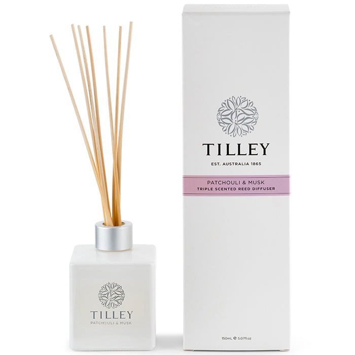 Tilley Reed Diffuser - Patchouli and Musk - 150ml