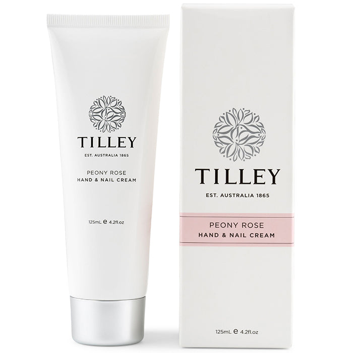 Tilley - Hand and Nail Cream - Peony Rose - 125ml