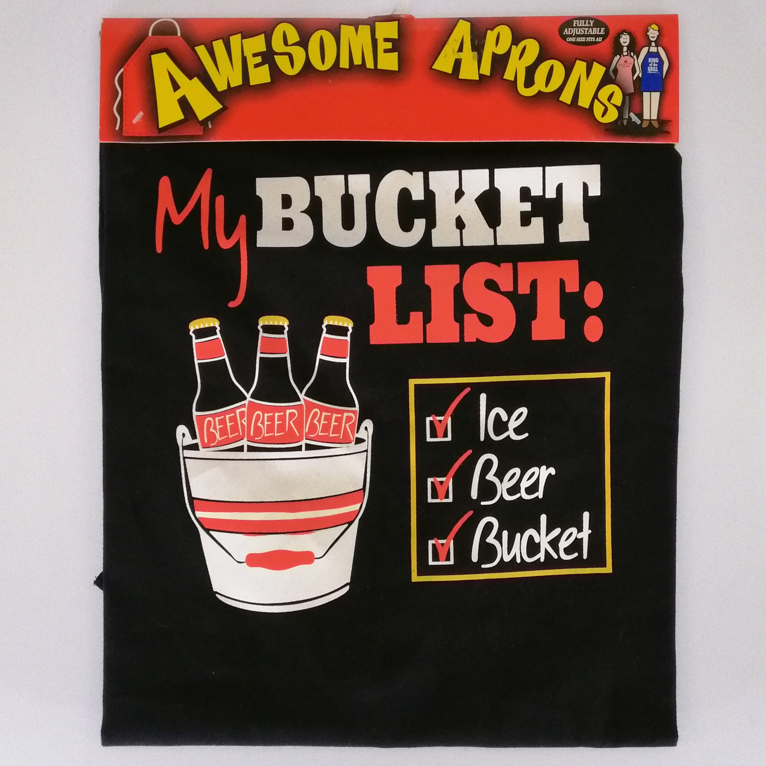 BBQ Apron - 'My Bucket List'