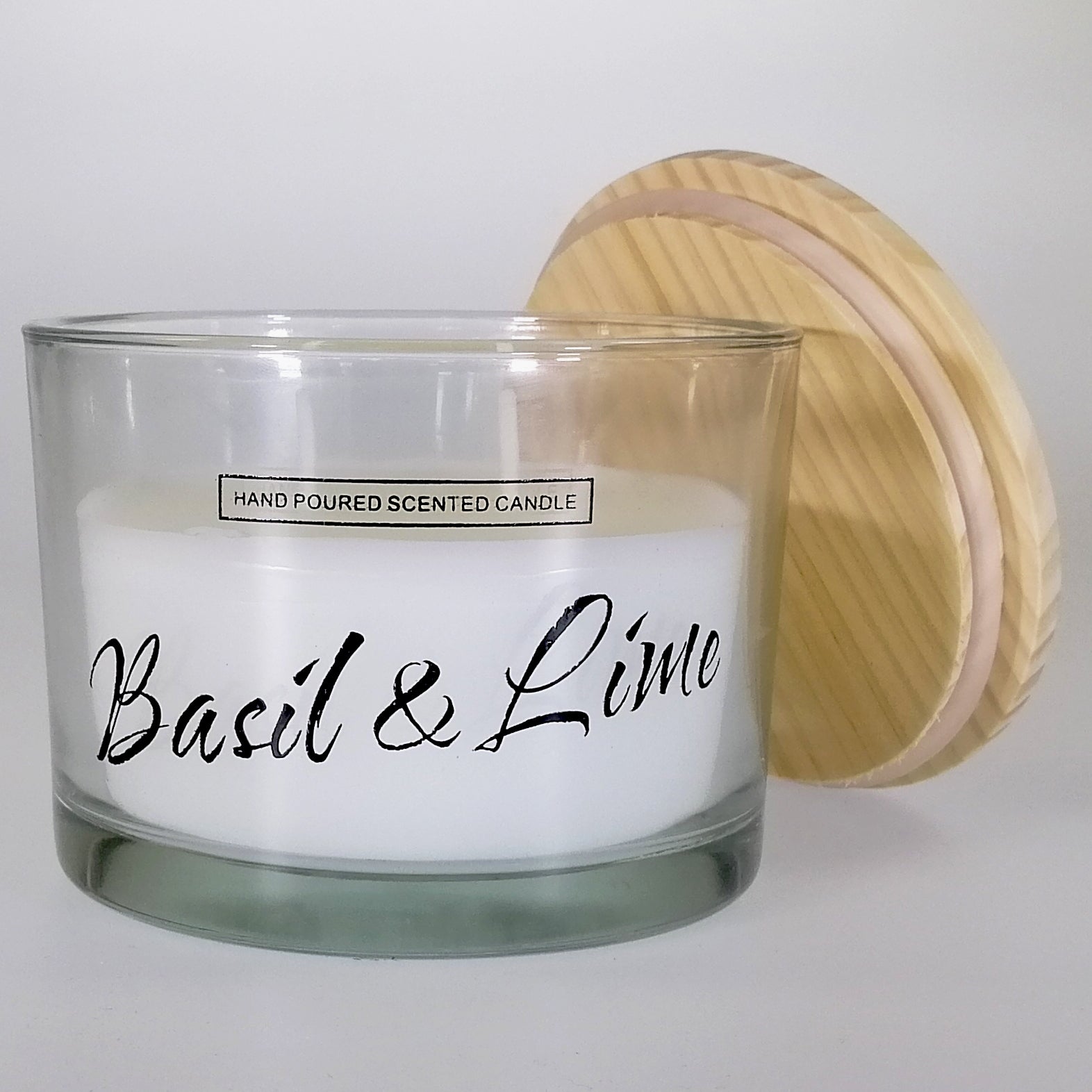 Glass Candle - Basil & Lime