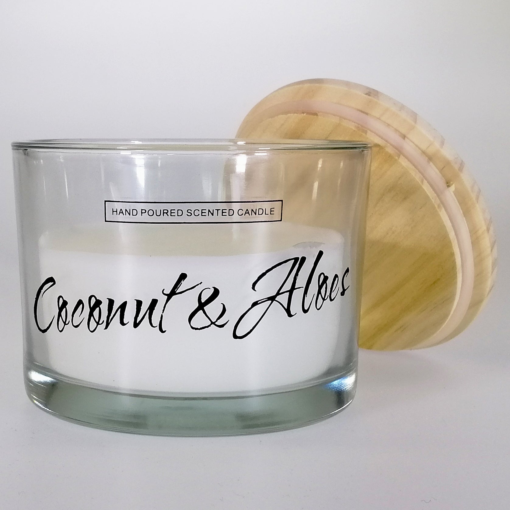 Glass Candle - Coconut & Aloe