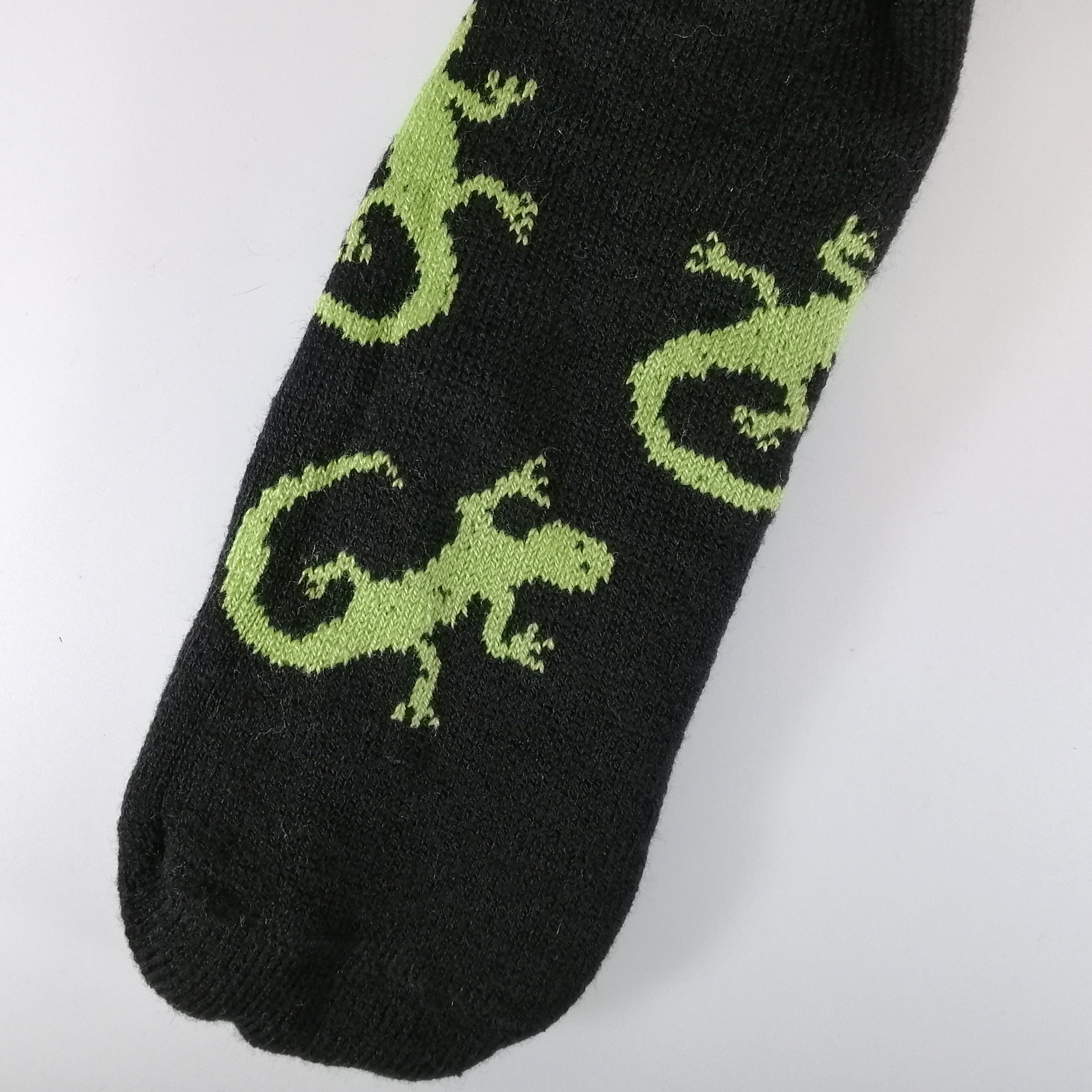 Comfort Bed Socks - Black/Apple Gecko