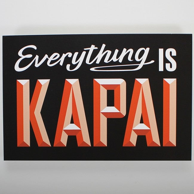 New Zealand Wooden Sign - 'Everyting is Ka Pai'