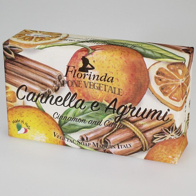 Florinda Italian-made Soap - Cinnamon & Citrus - Large