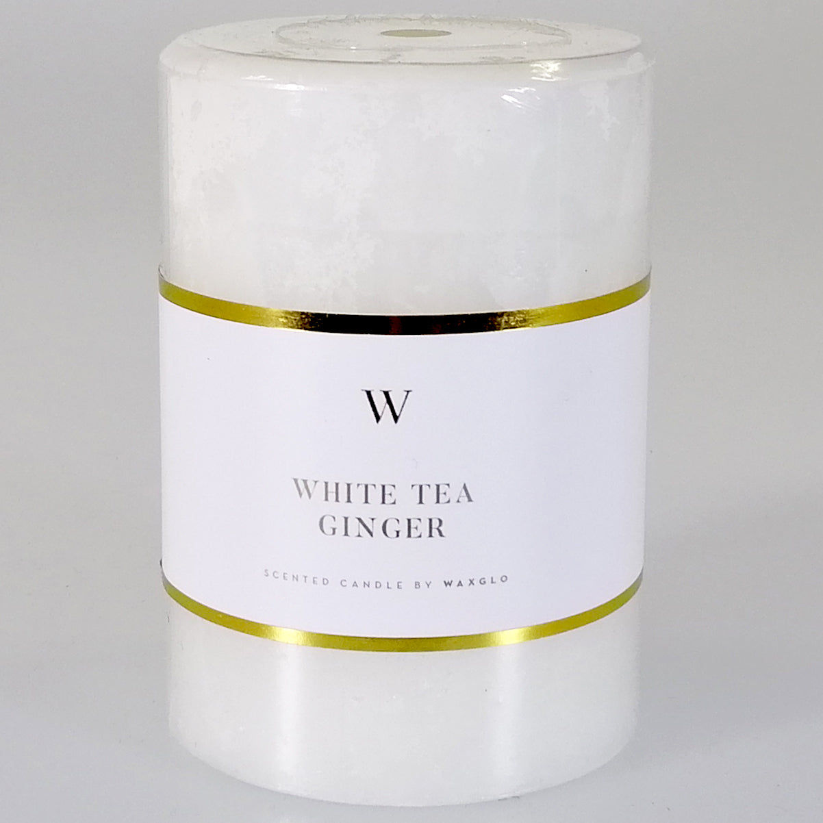 Scented Candle - 7 x 10cm - White Tea & Ginger
