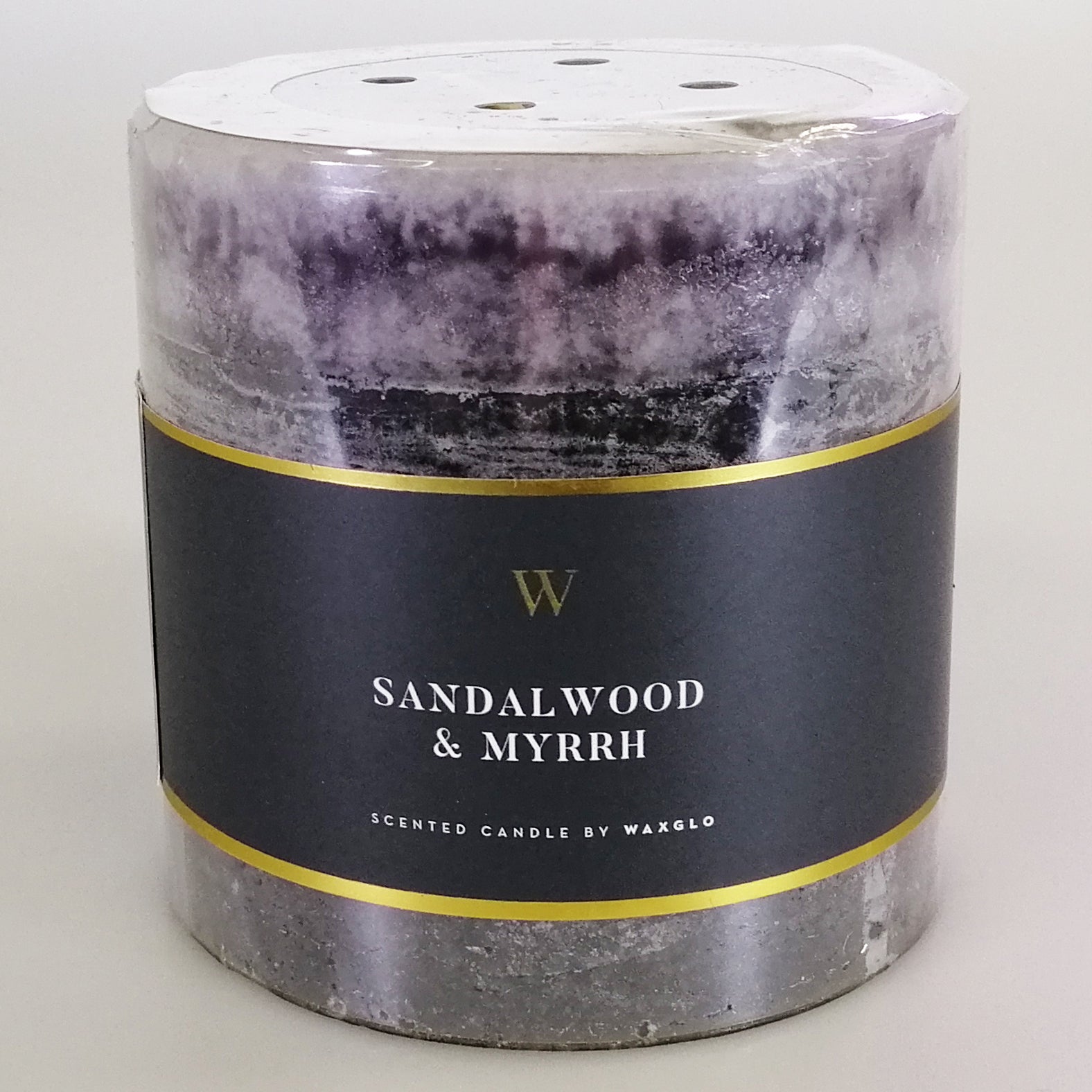 Scented Candle - 9 x 9cm - Sandalwood & Myrrh