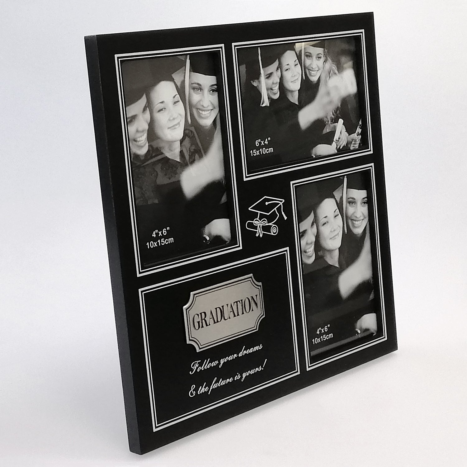 Graduation Frame - Three 4"x 6" Pictures