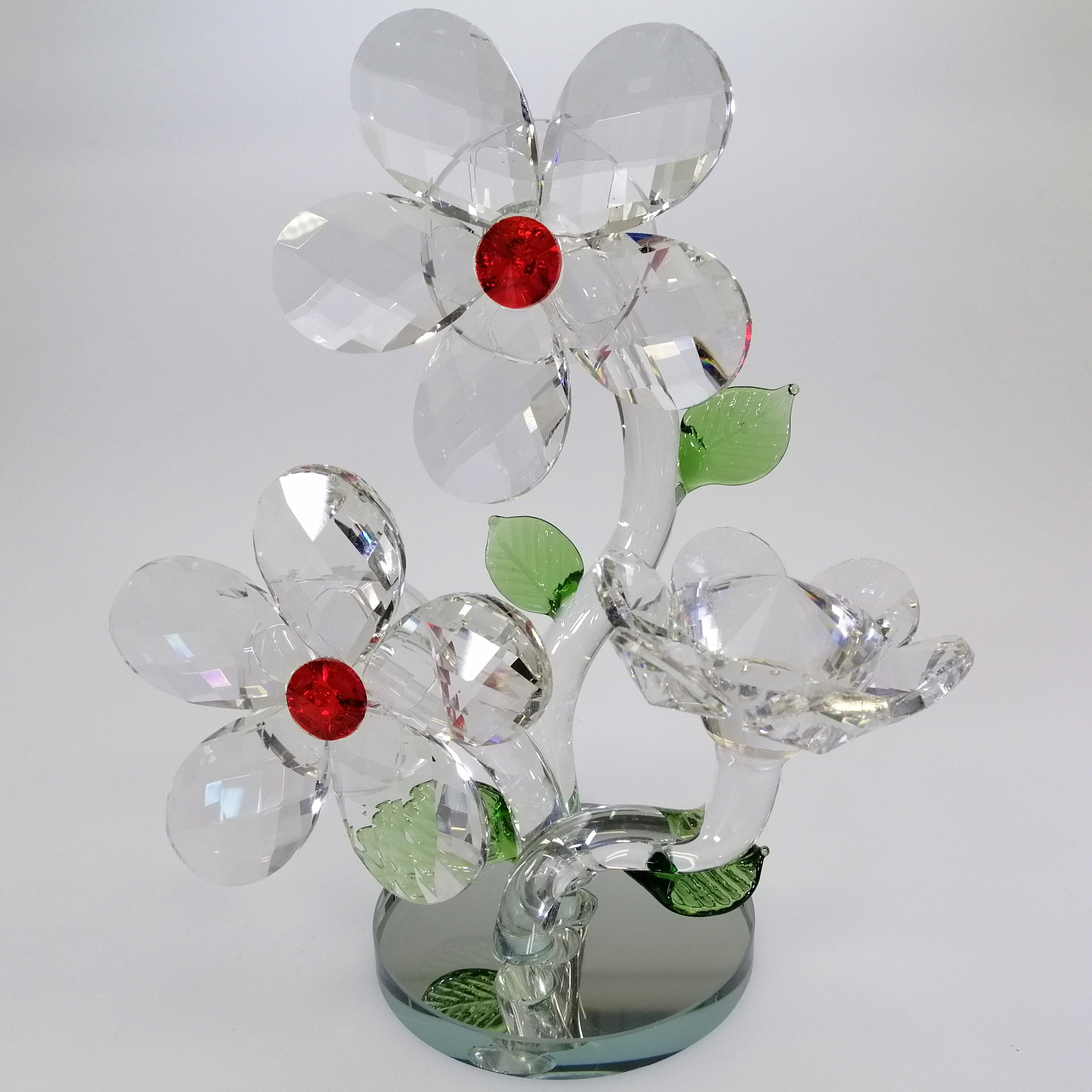 Cut Glass Flowers Ornament