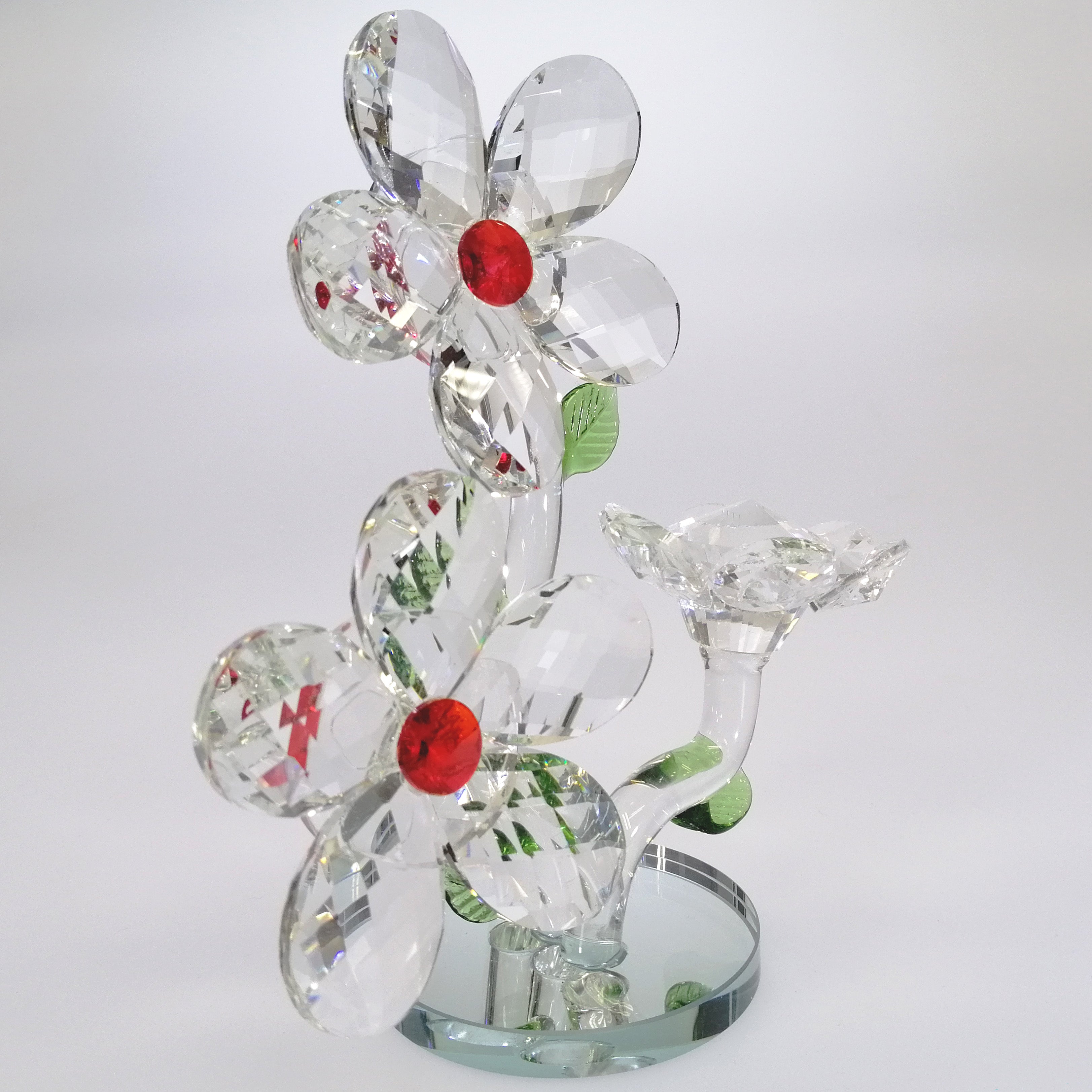 Cut Glass Flowers Ornament
