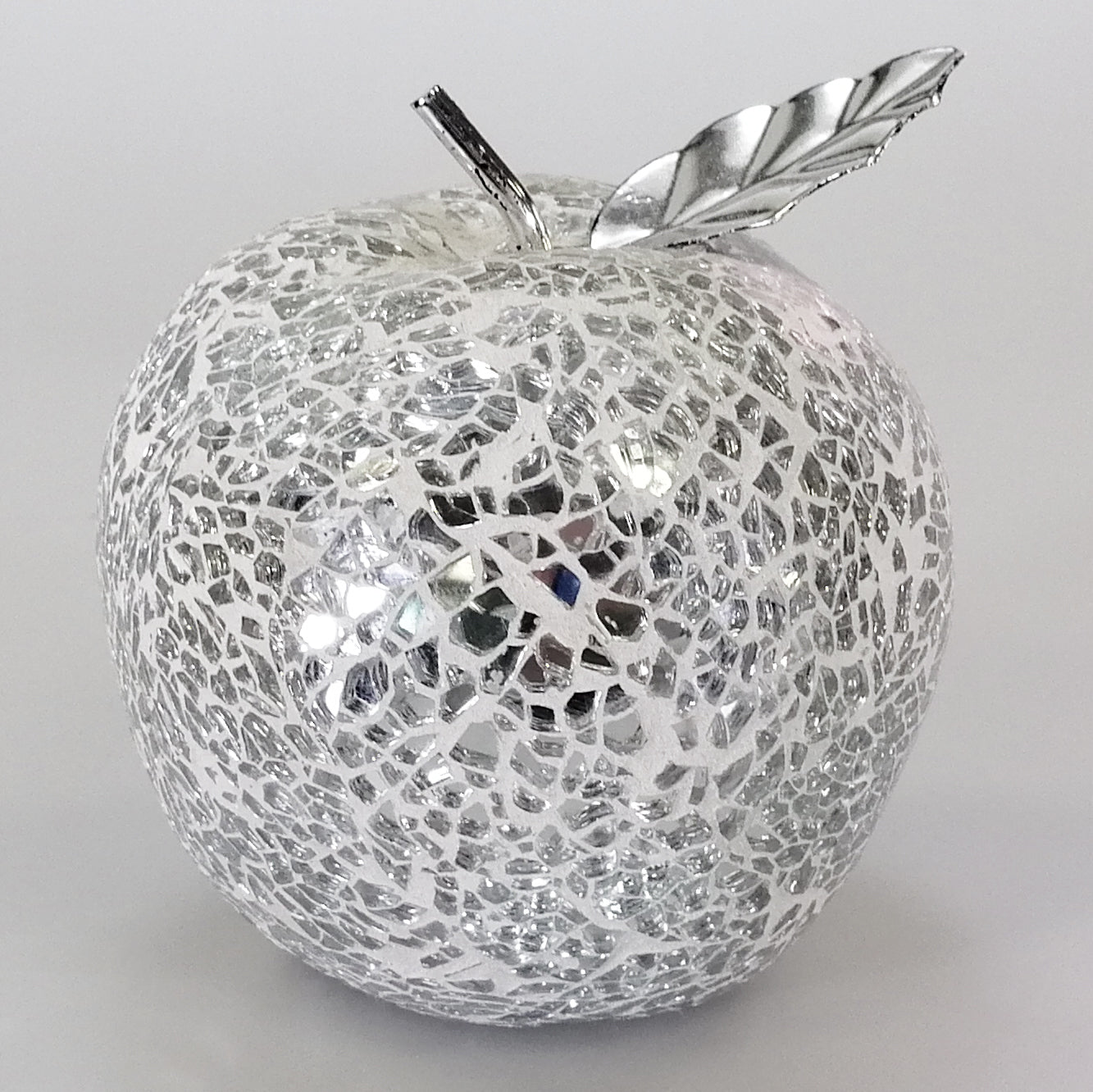Glass Crackle Apple - Large