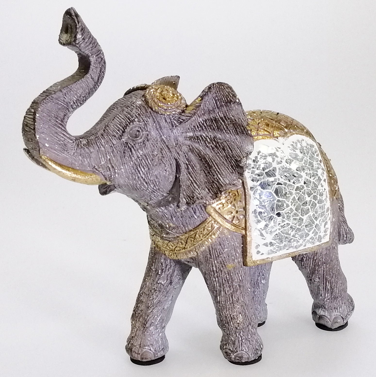 Elephant with Mosaic Blanket - 15cm