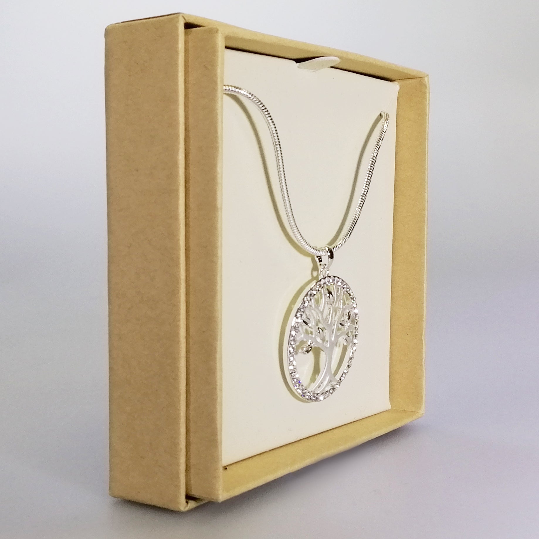 Kiwicraft - Tree of Life Rhinsestone Necklace