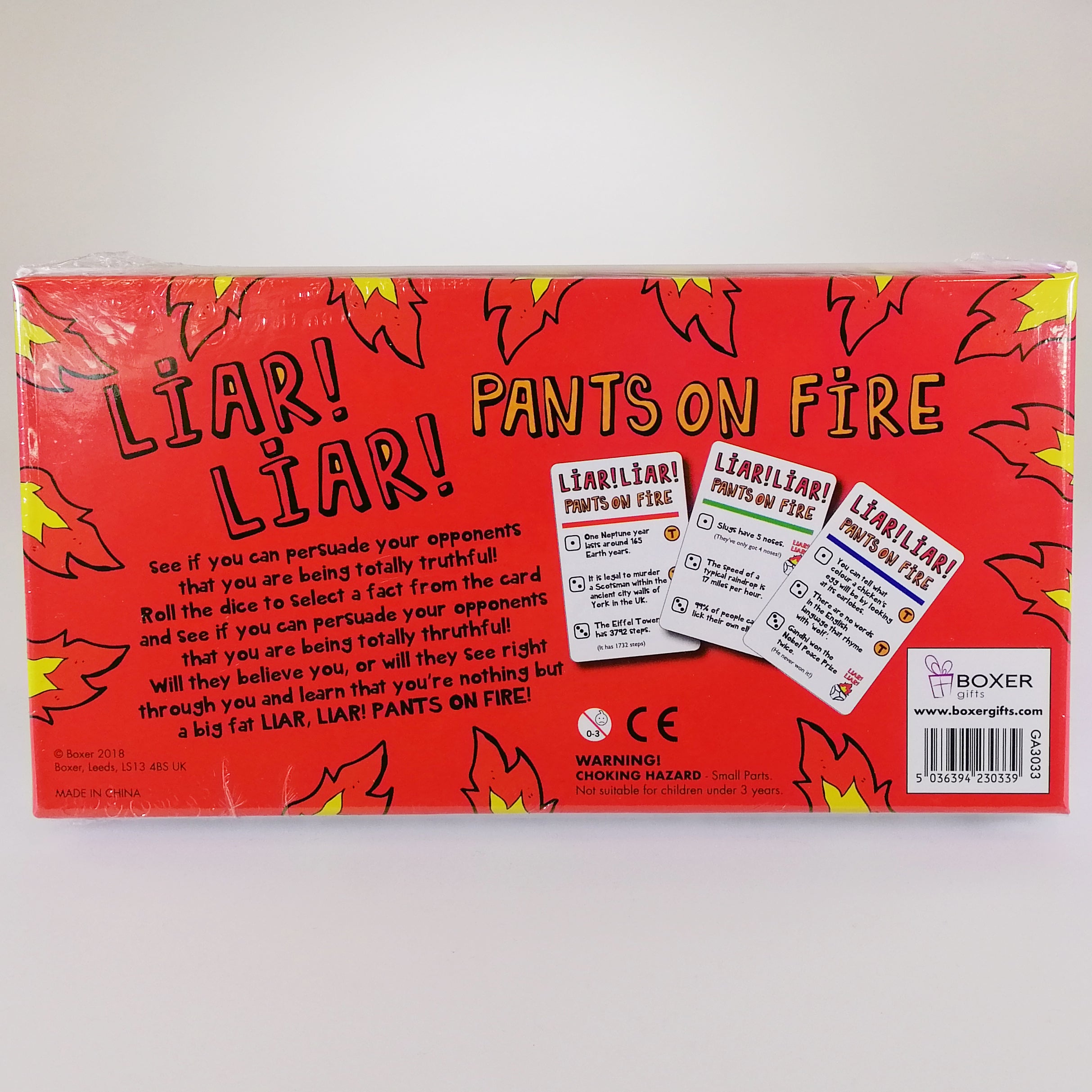 Party Card Game - "Liar! Liar! Pants on Fire!"