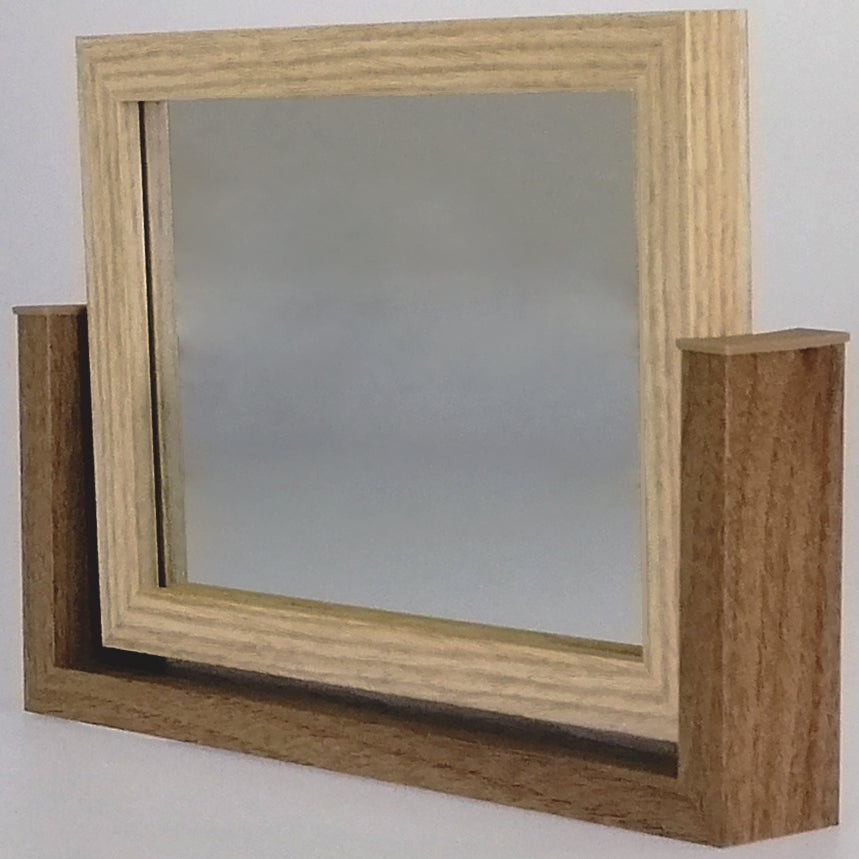 Two-Tone Mirror Spin Photo Frame - 5"x 7"