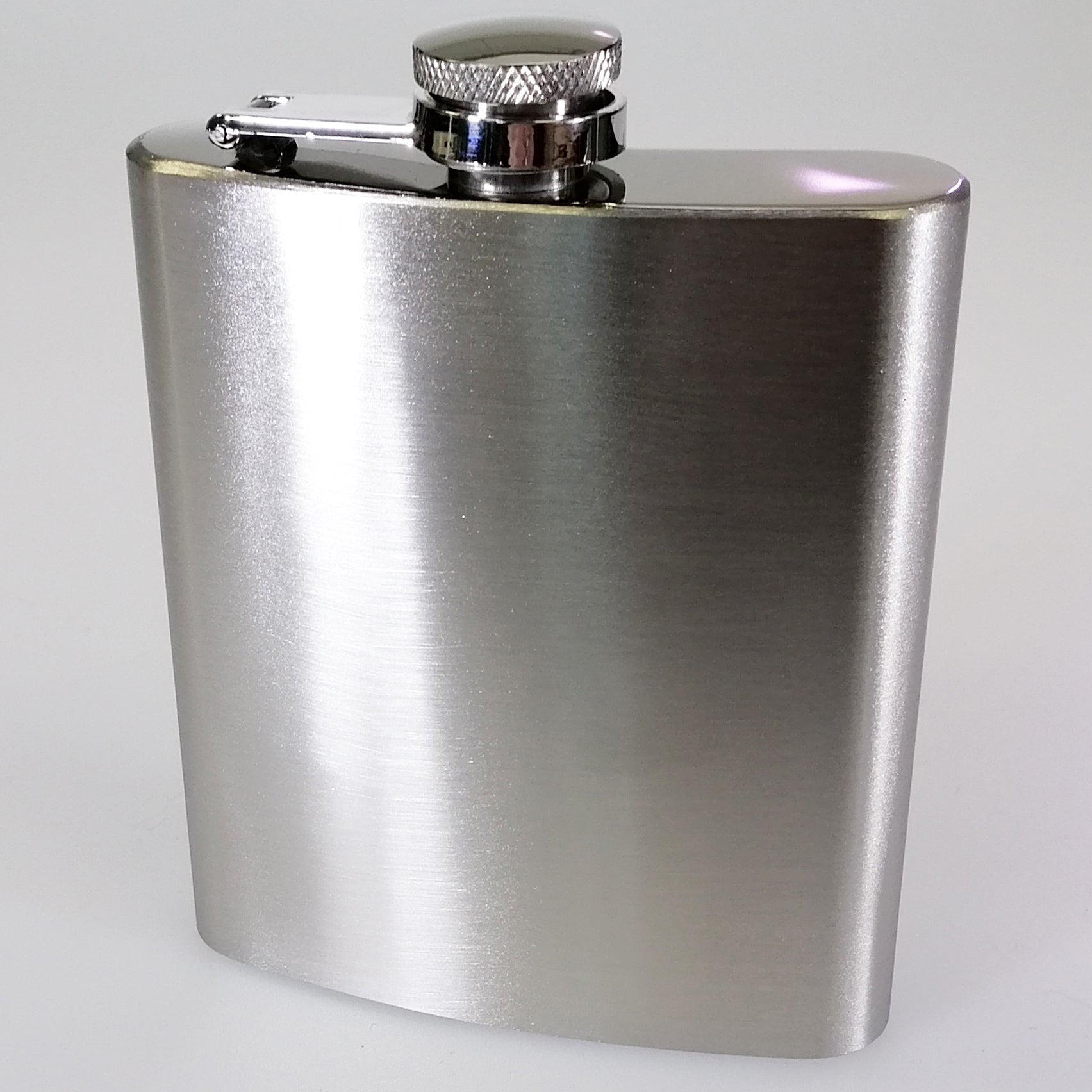 Stainless Steel Hip Flask - 7oz - Engravable