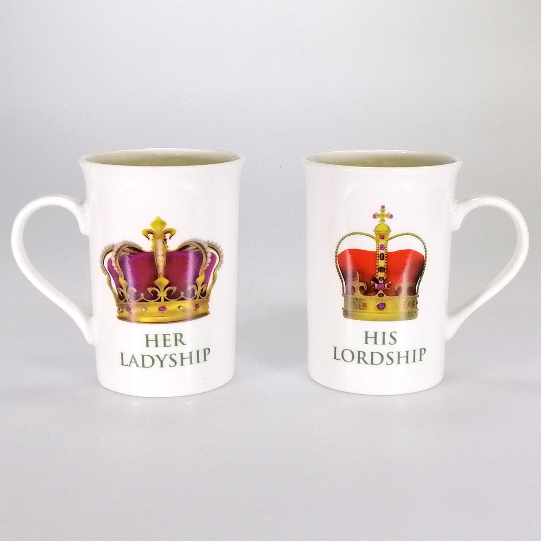 Her Ladyship' & 'His Lordship' Boxed Mug Set