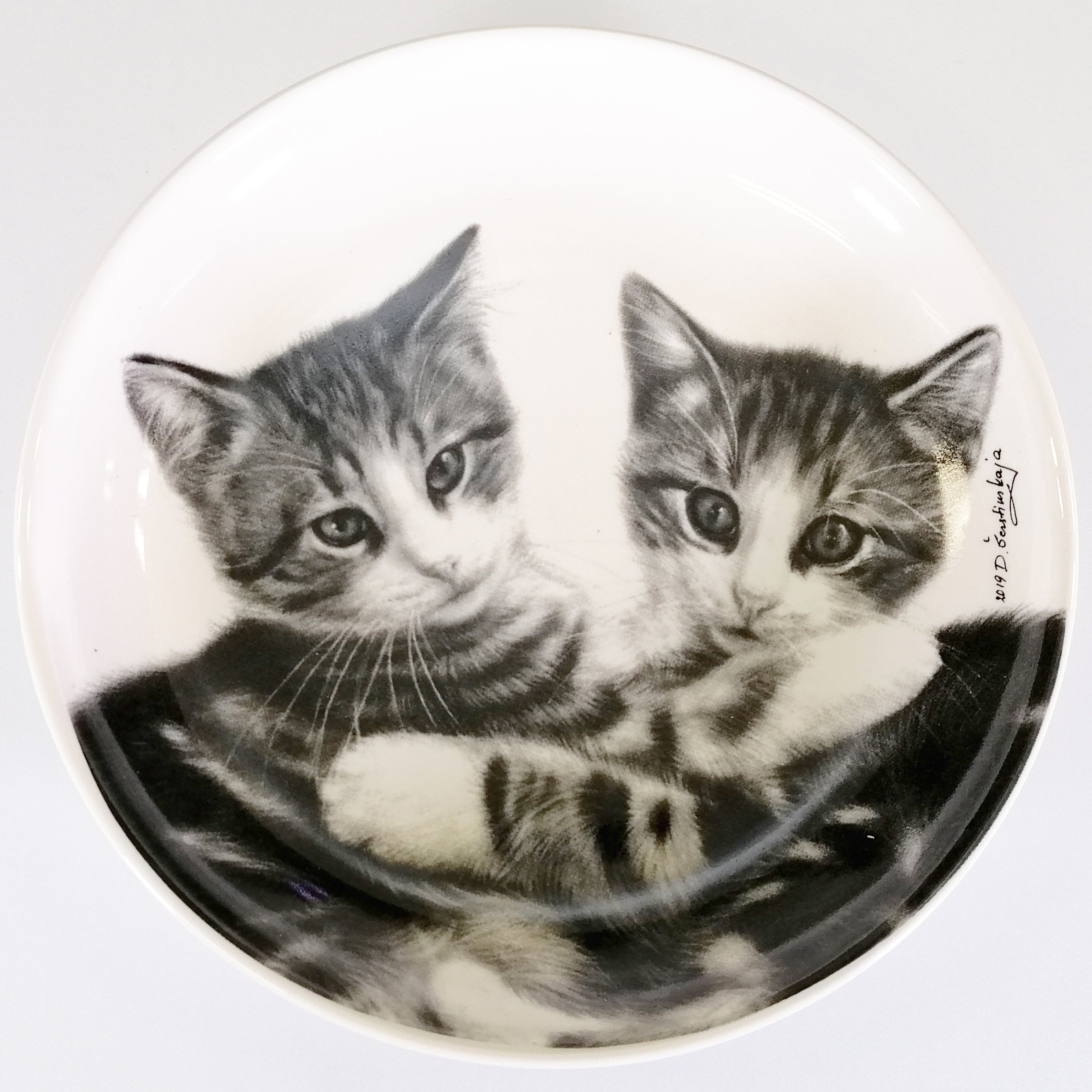 Feline Friends - Cuddling Kittens - Trinket Dish