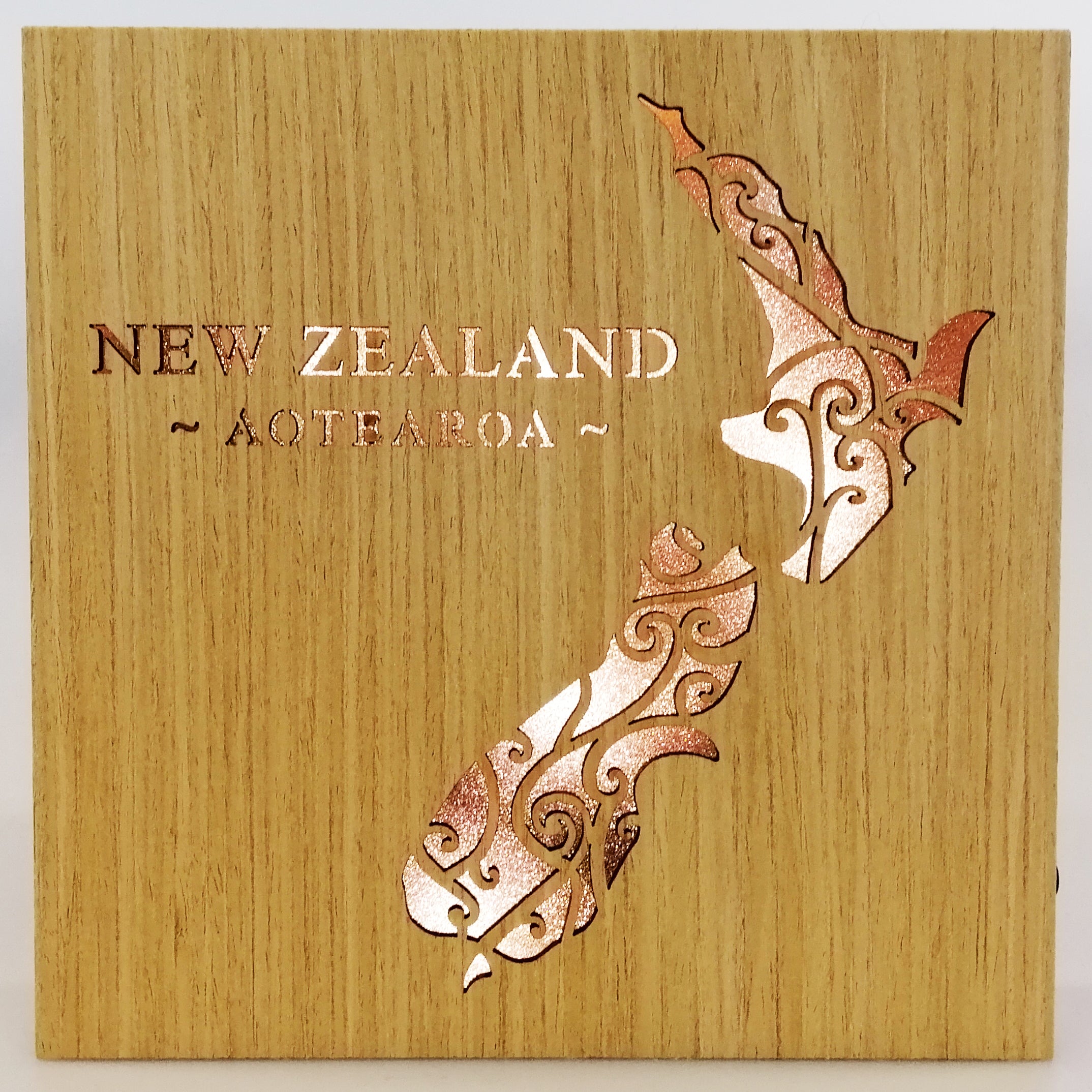 LED Kiwiana Block - 'New Zealand - Aotearoa'