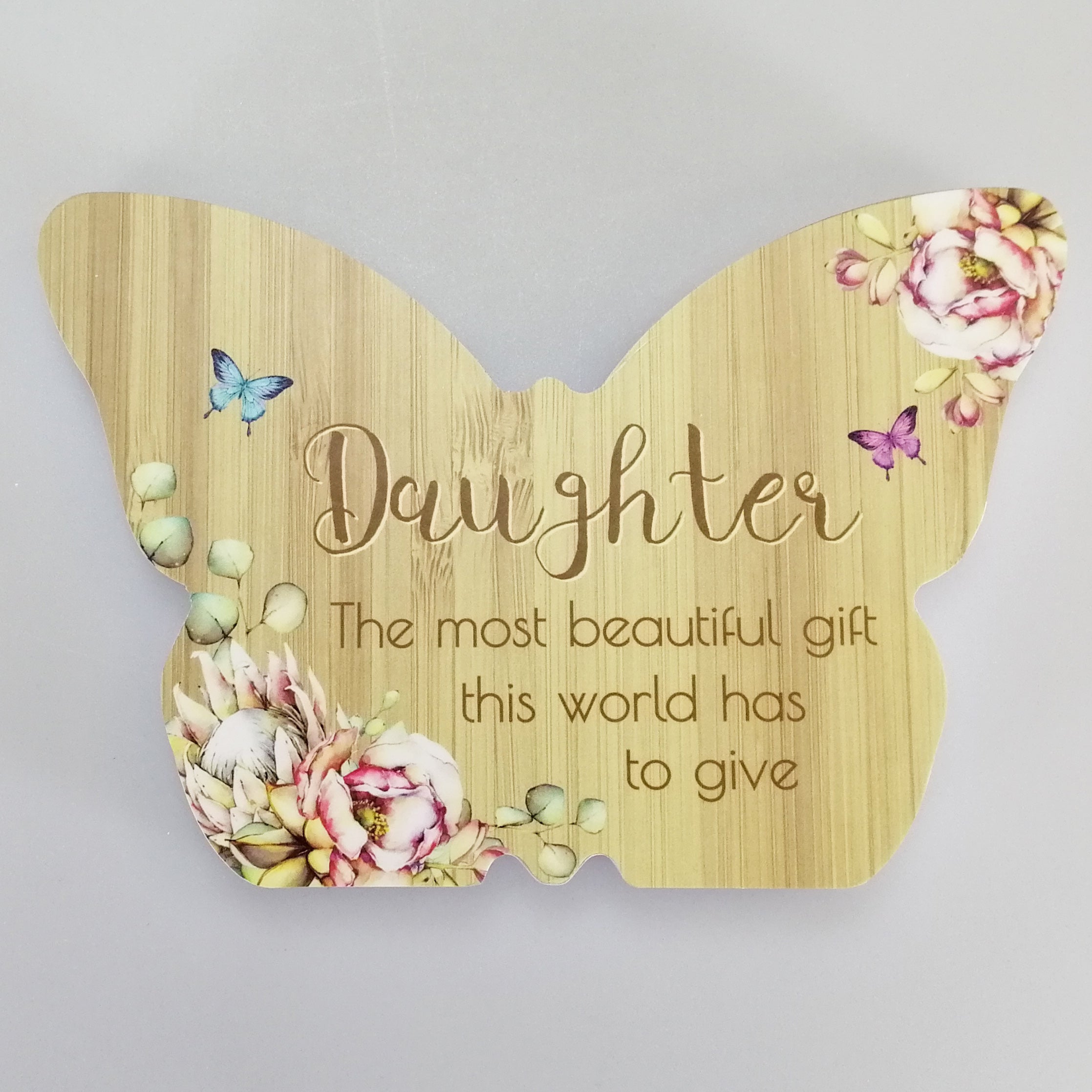 Daughter' Butterfly Plaque