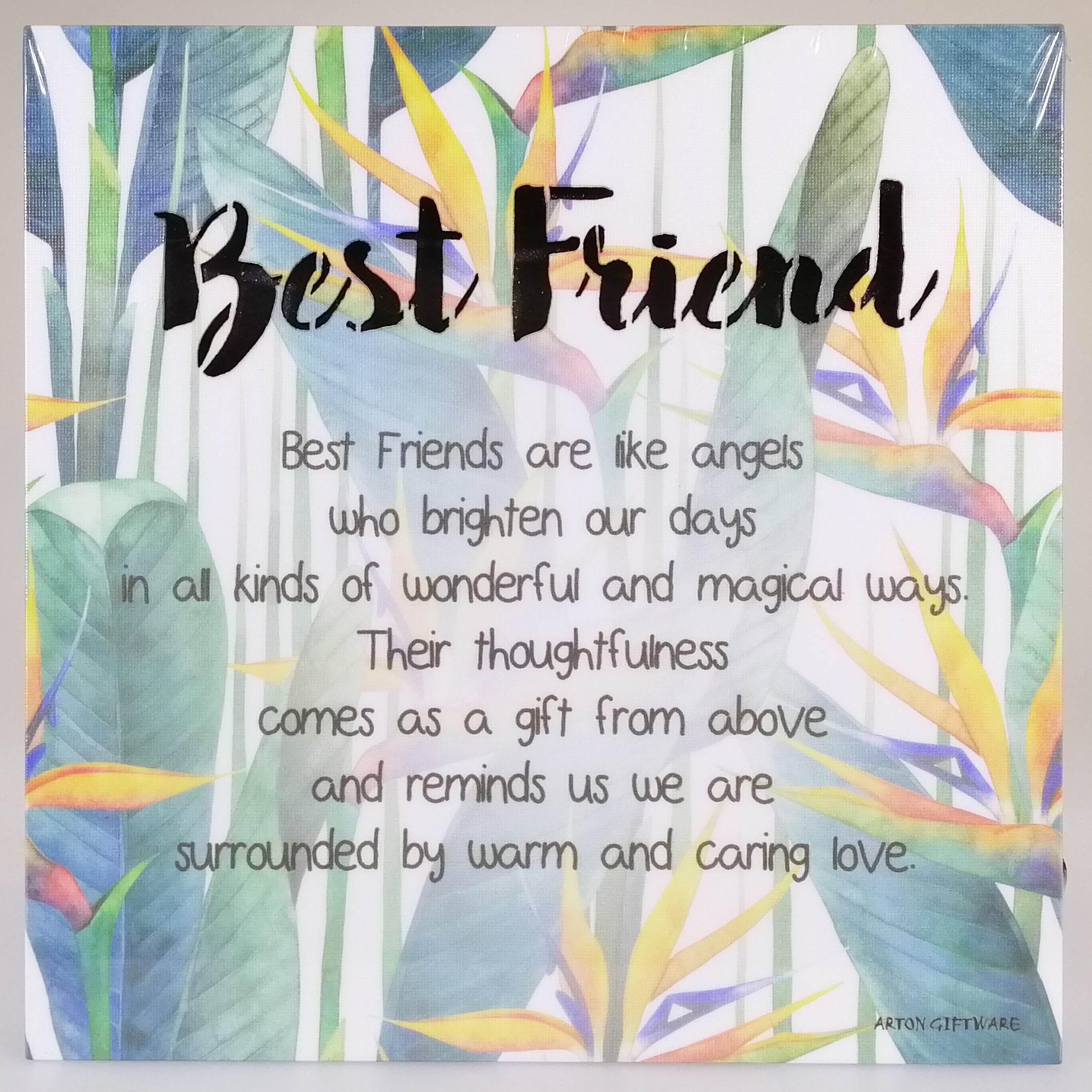 LED Sentimental Plaque - 'Best Friend'