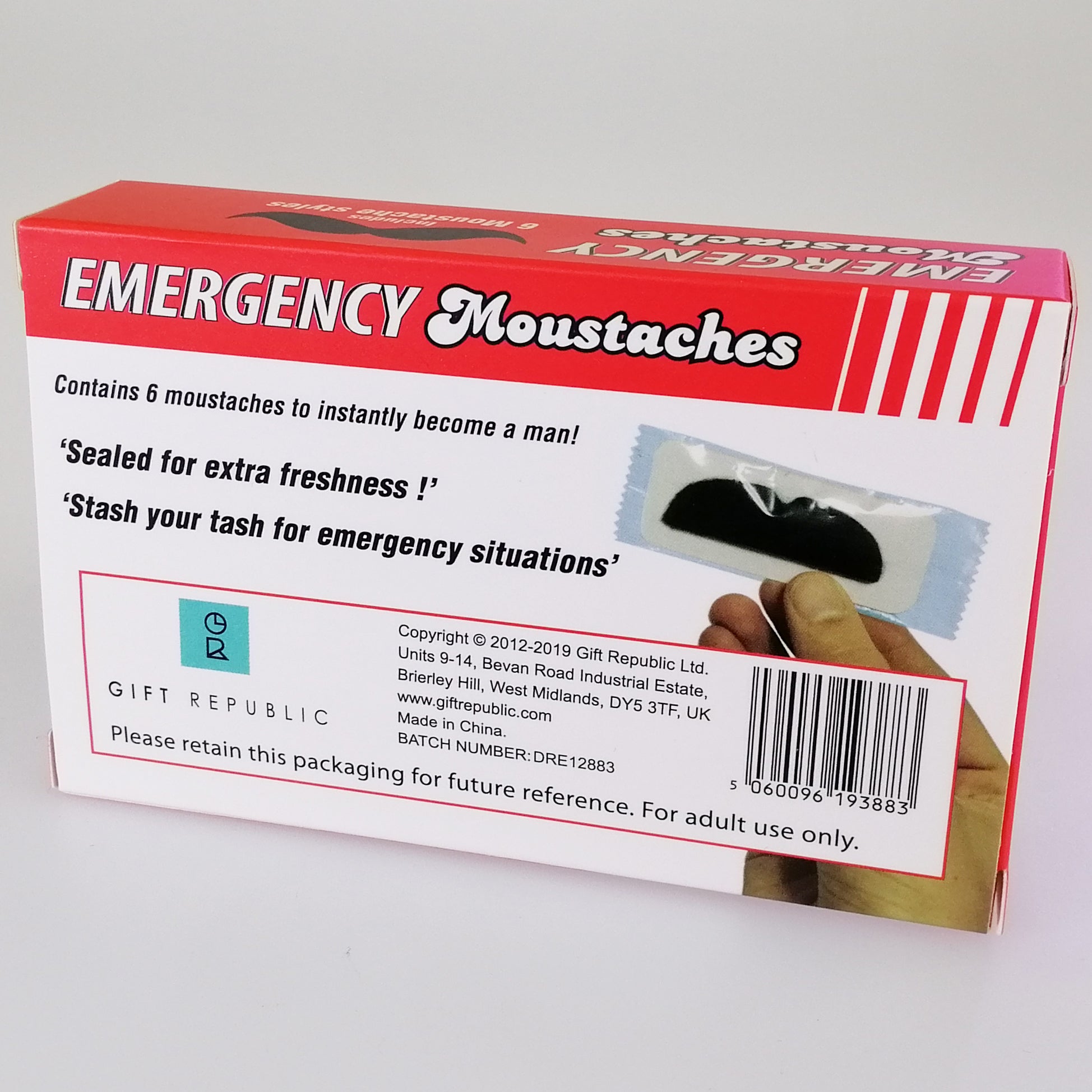 Emergency Moustache - Set of 6