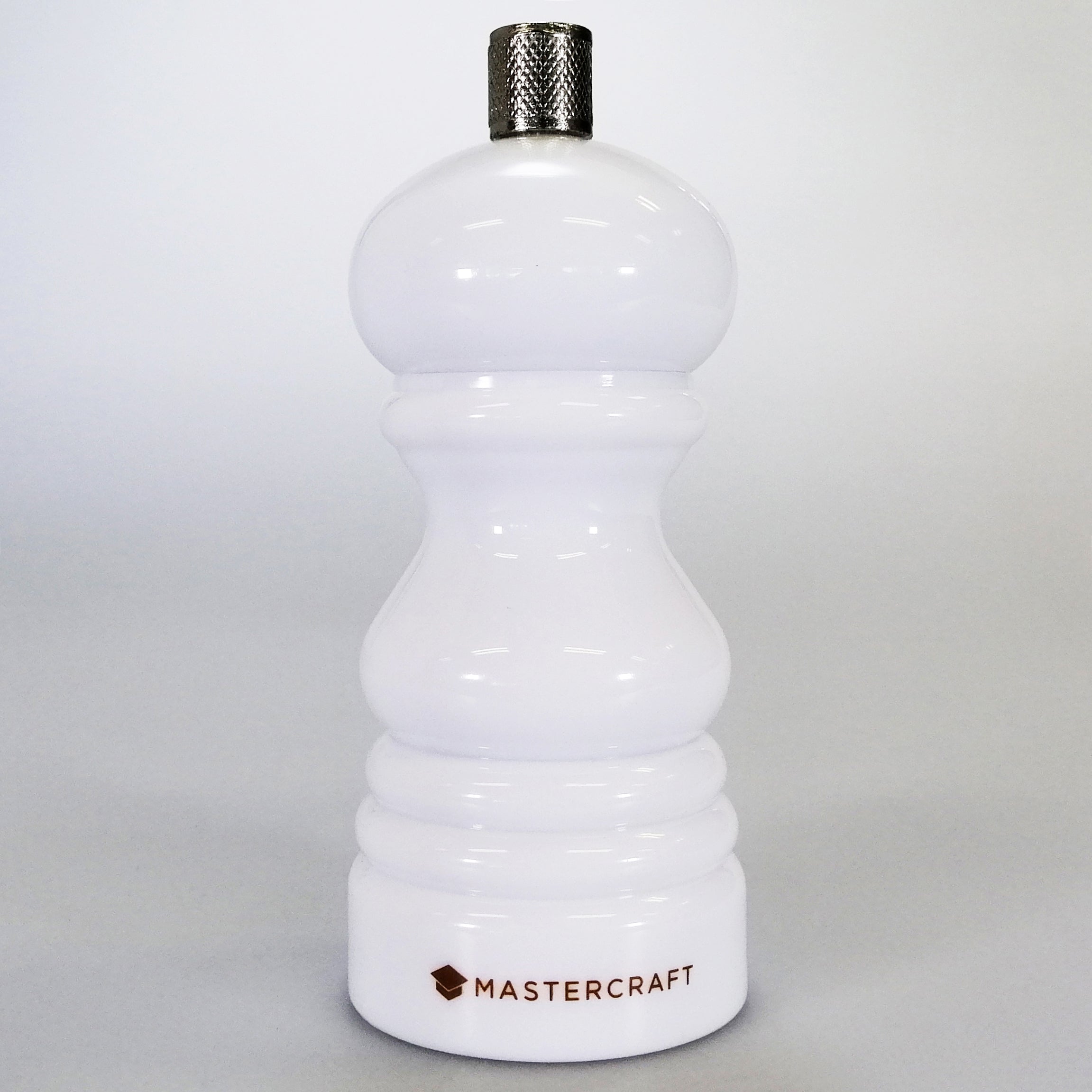 Mastercraft Capstan Pepper or Salt Mill - White - 12cm