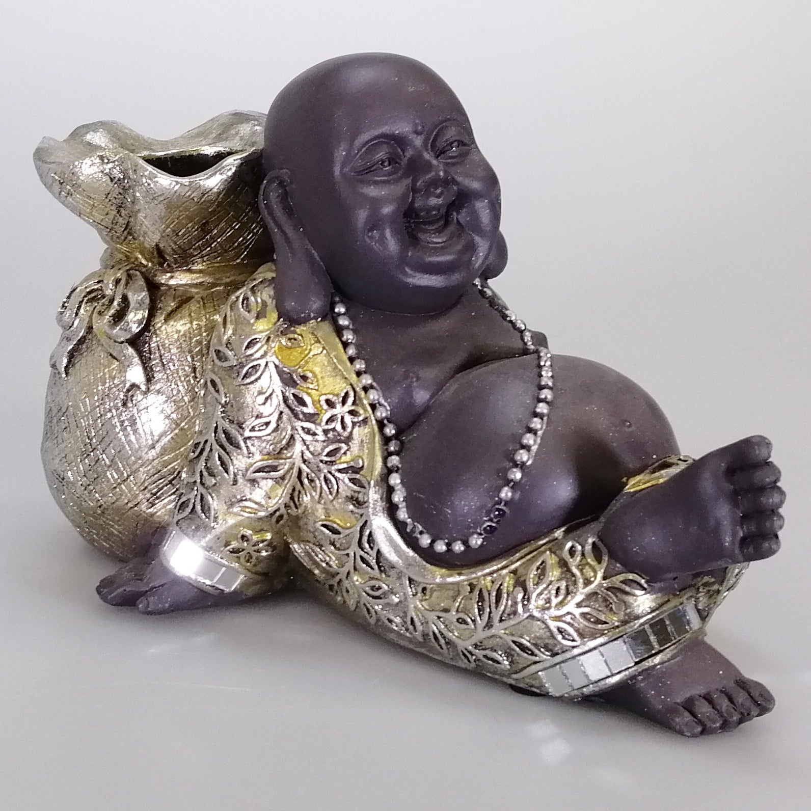 Fat Buddha with Sack Tealight Holder