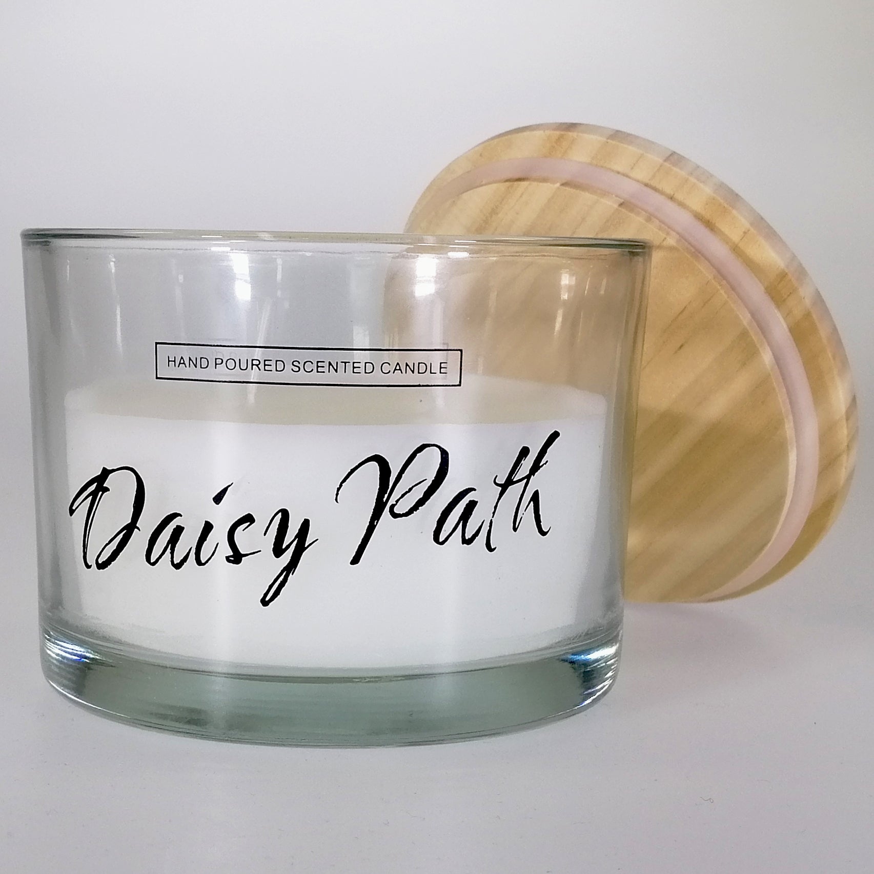 Glass Candle - Daisy Path