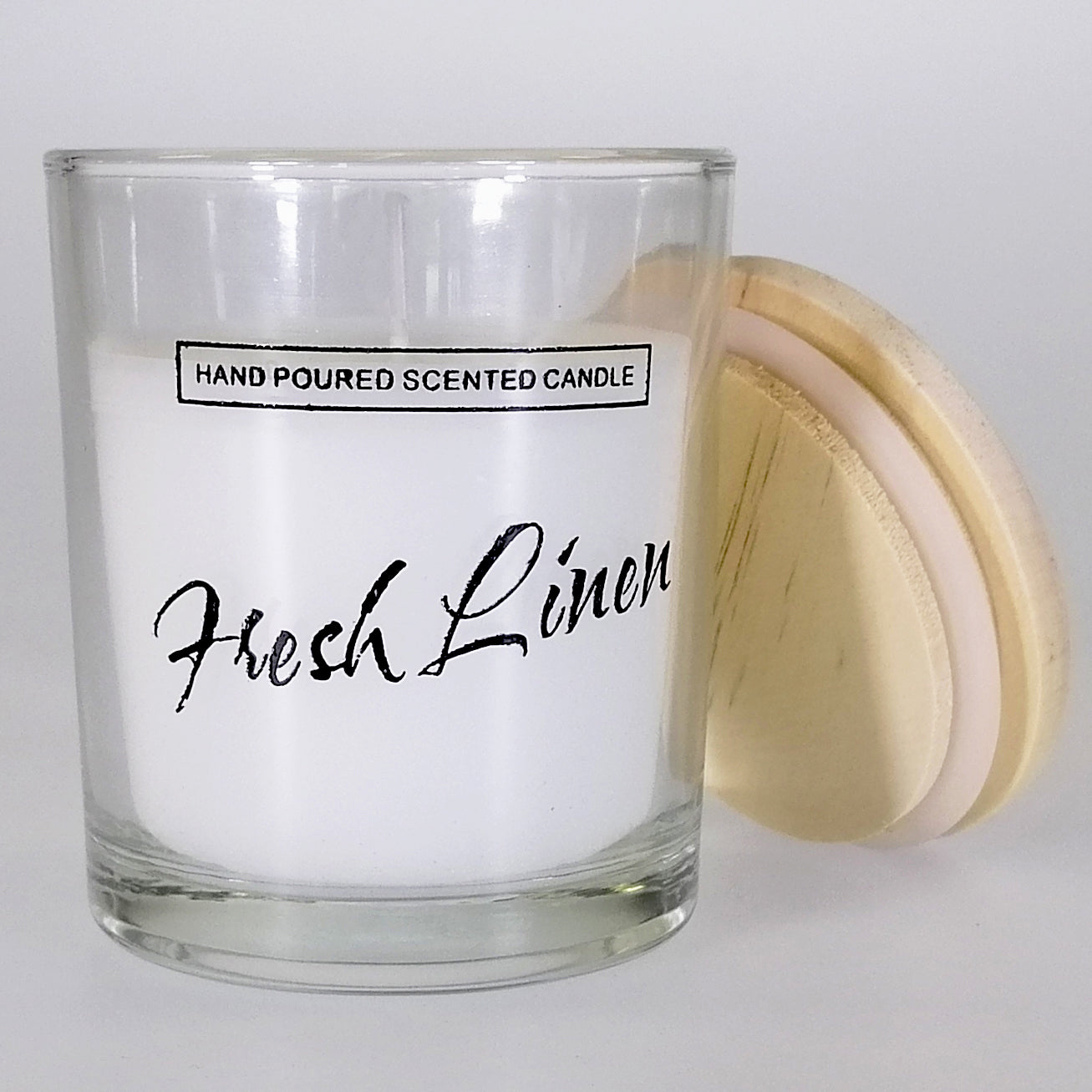 Small Glass Candle - Fresh Linen