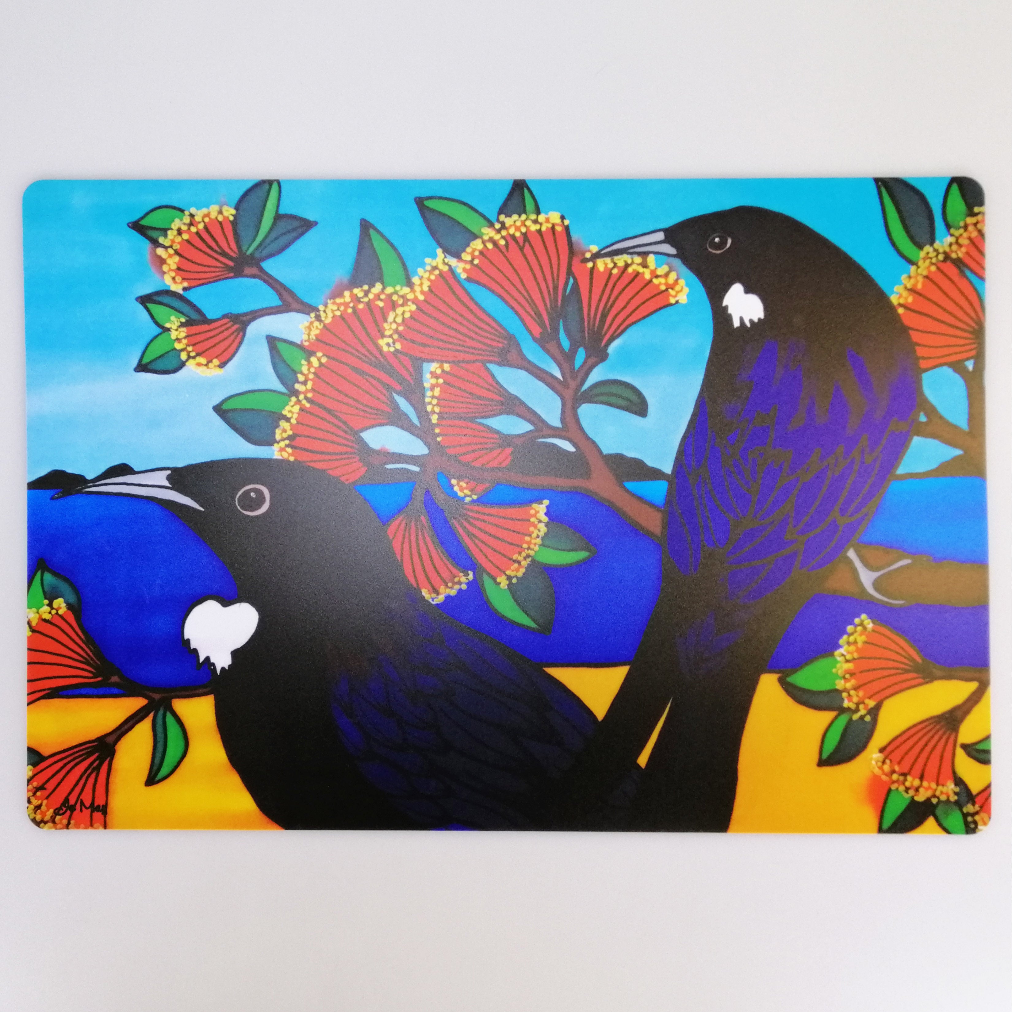 Plastic Placemats - Jo May Birds - Set of 4
