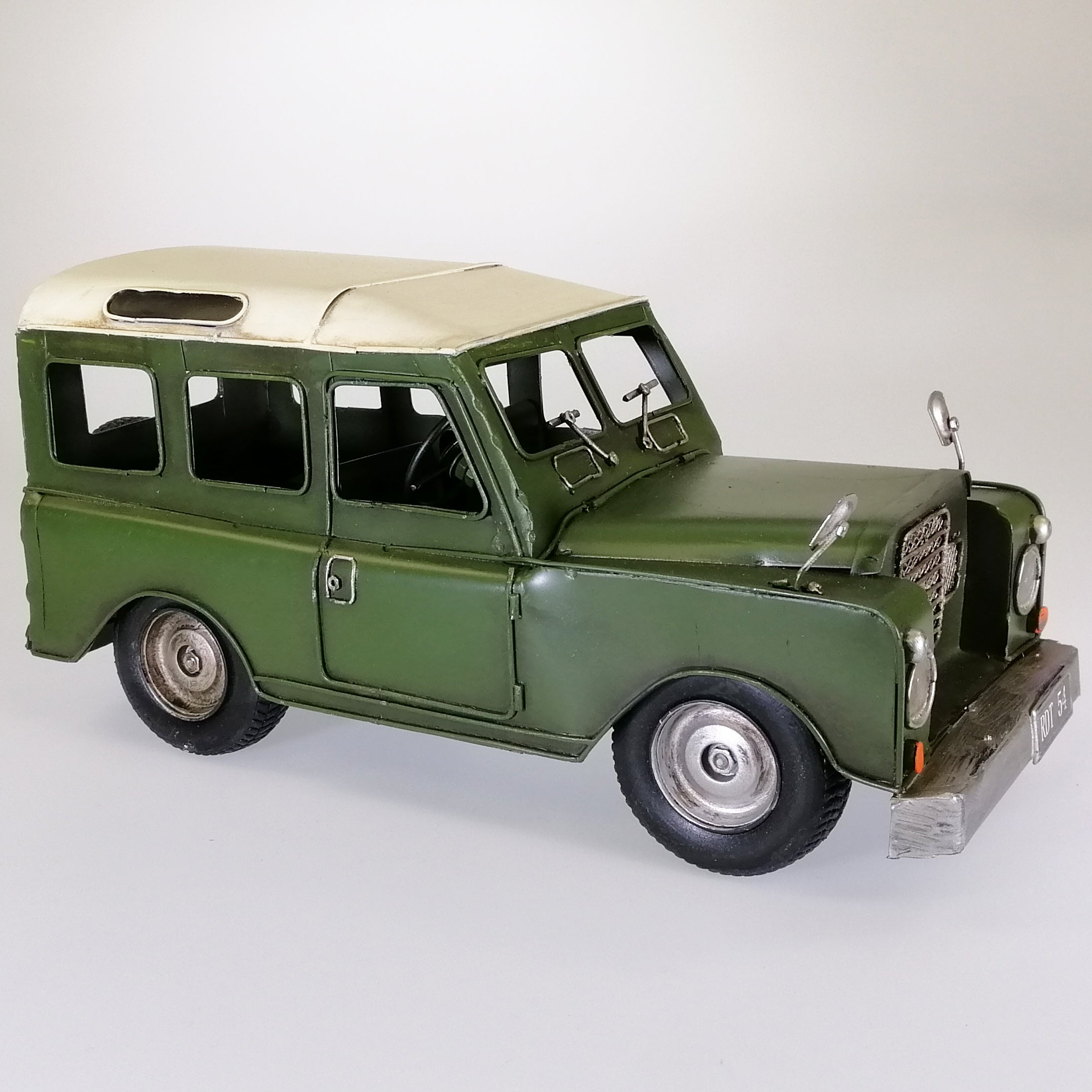 Early Model Land Rover Sculpture