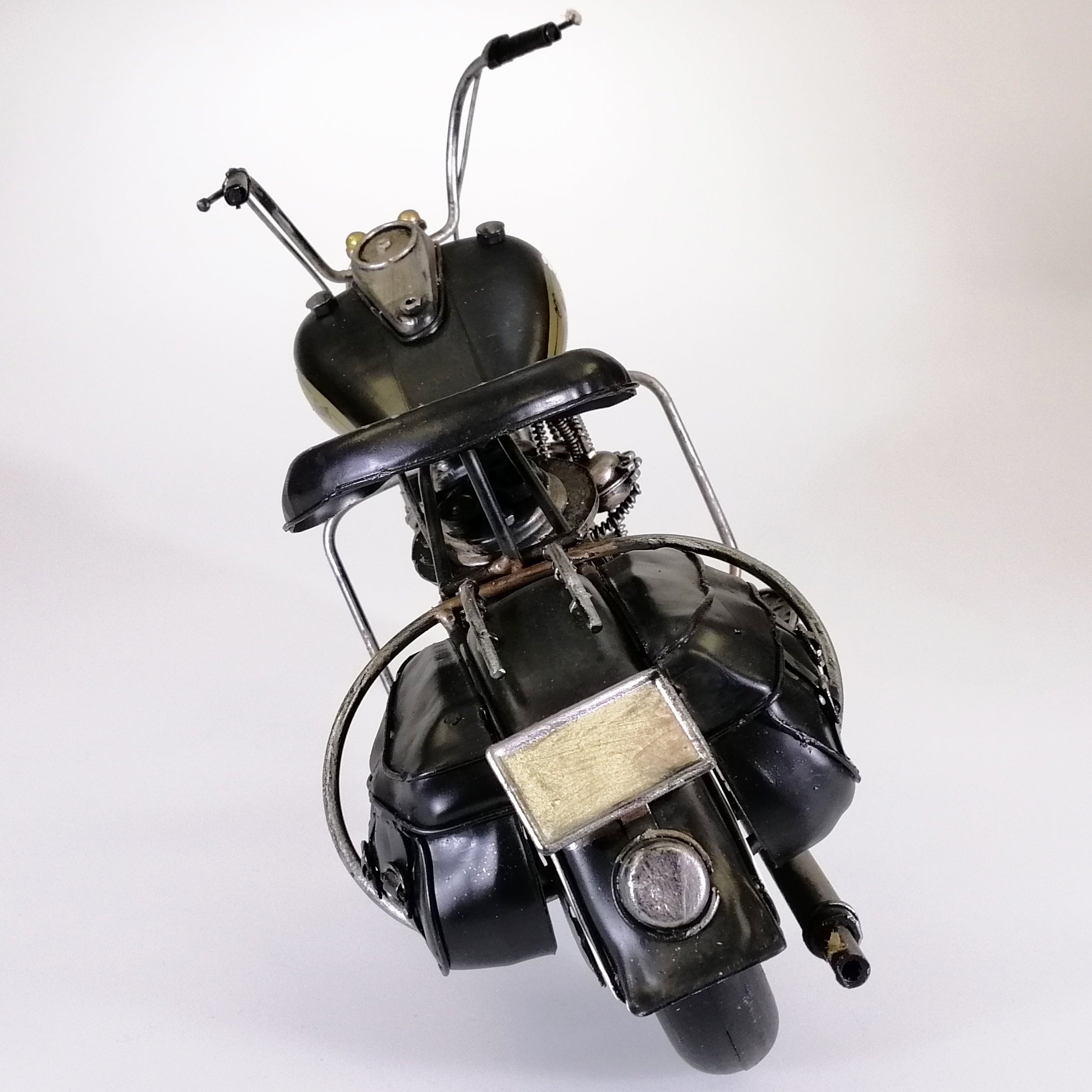 Vintage Indian Motorcycle Sculpture