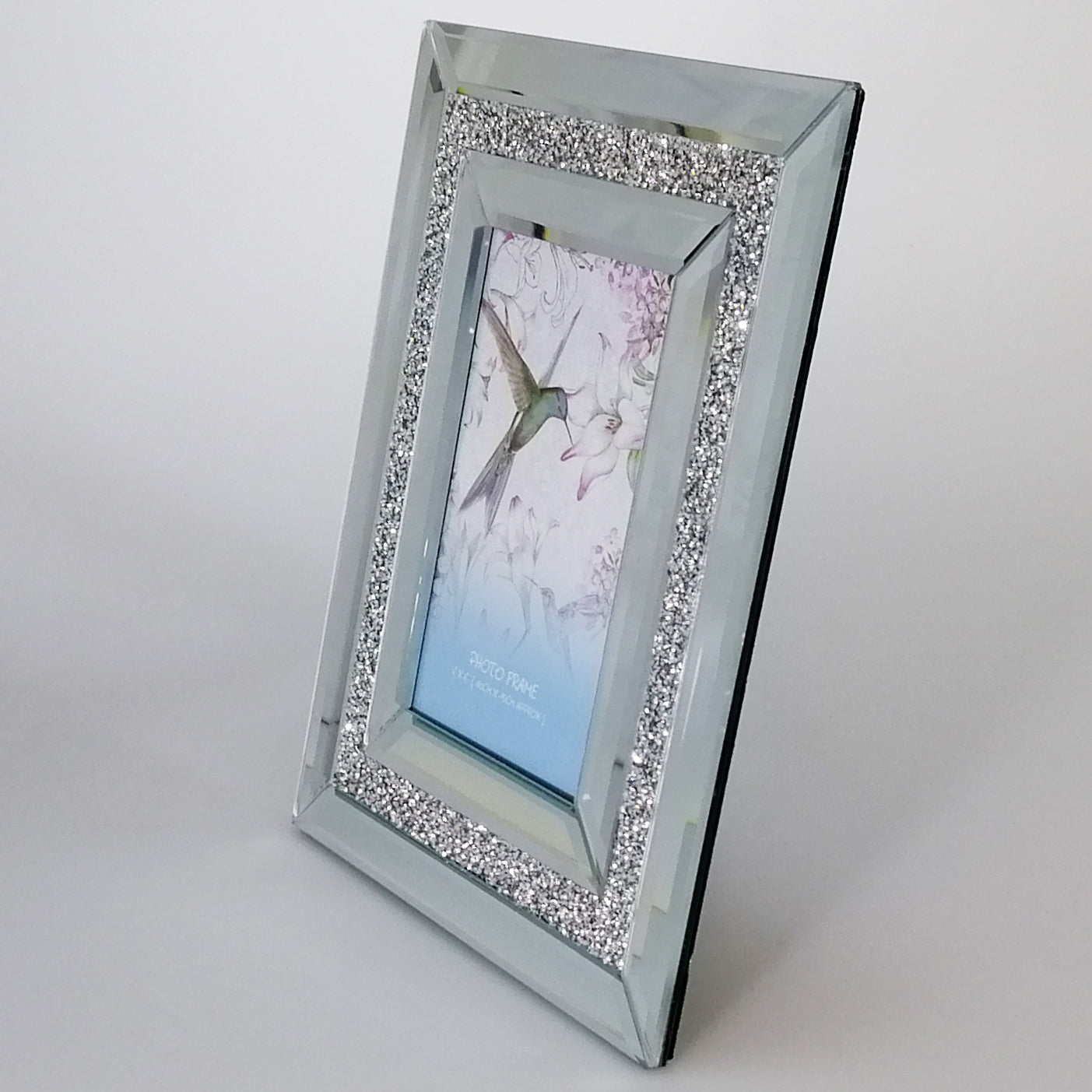 Mirror and Glass Photo Frame - 4"x 6"