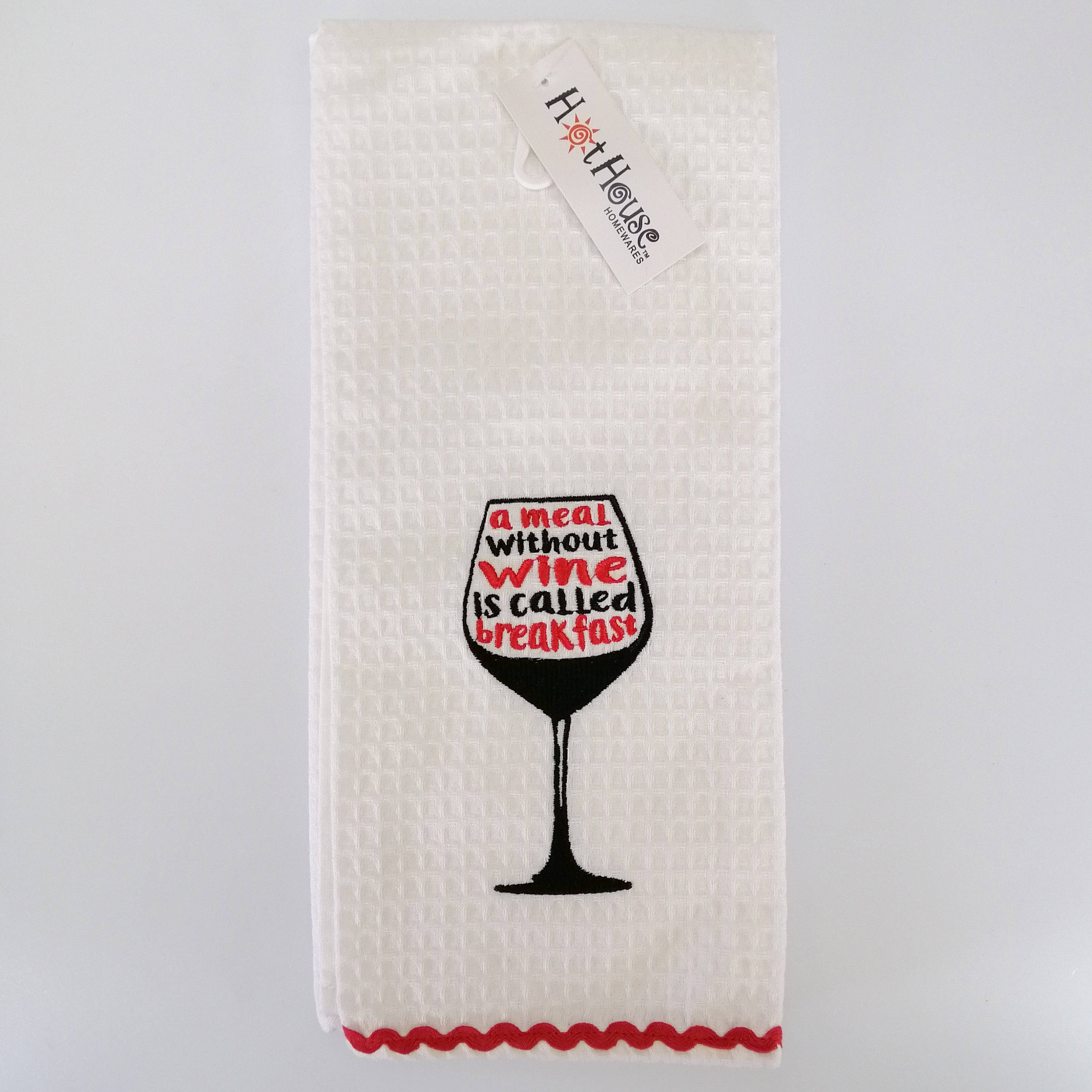 Tea Towel - 'A Meal Without Wine...'