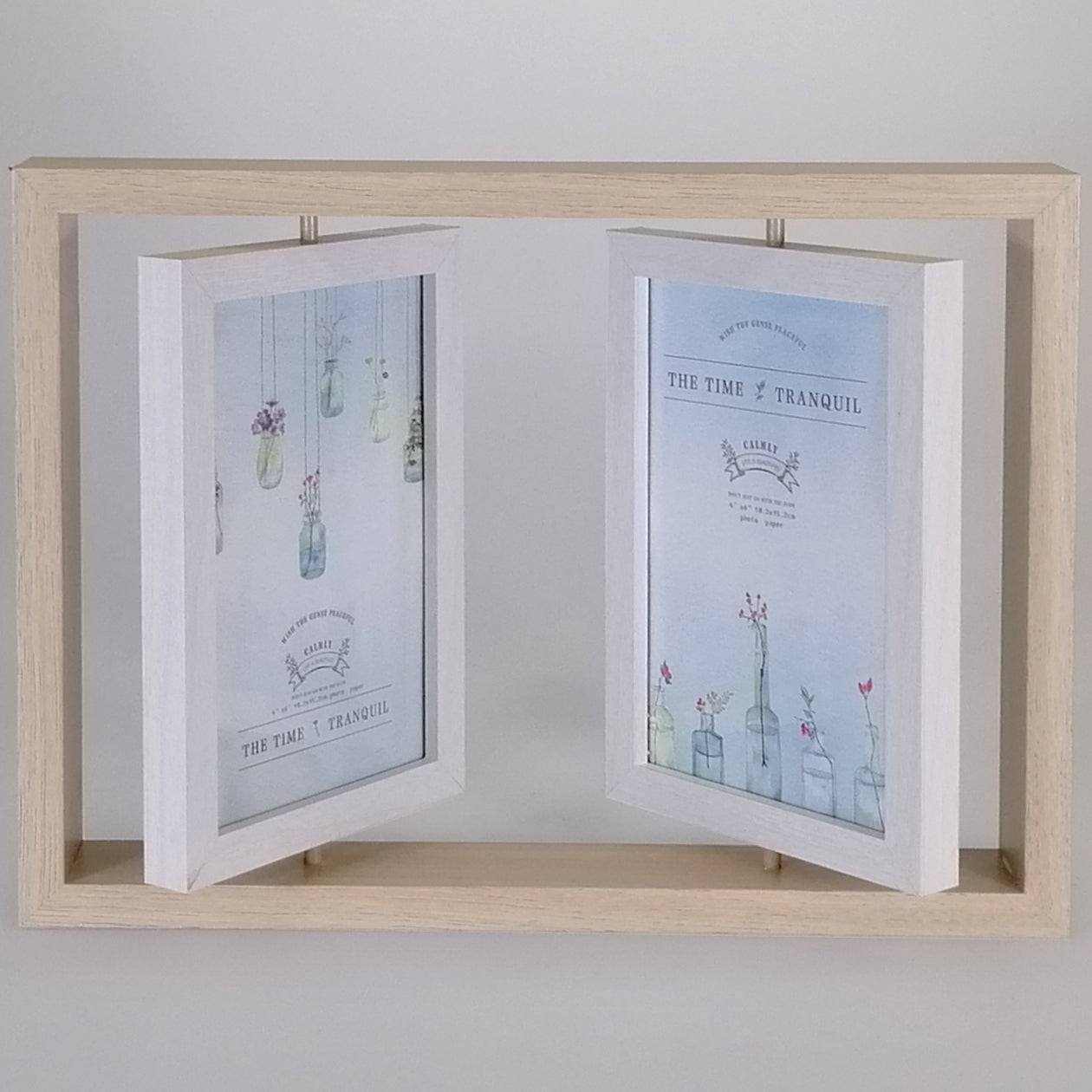 Light Double Spin Photo Frame - 4"x 6"