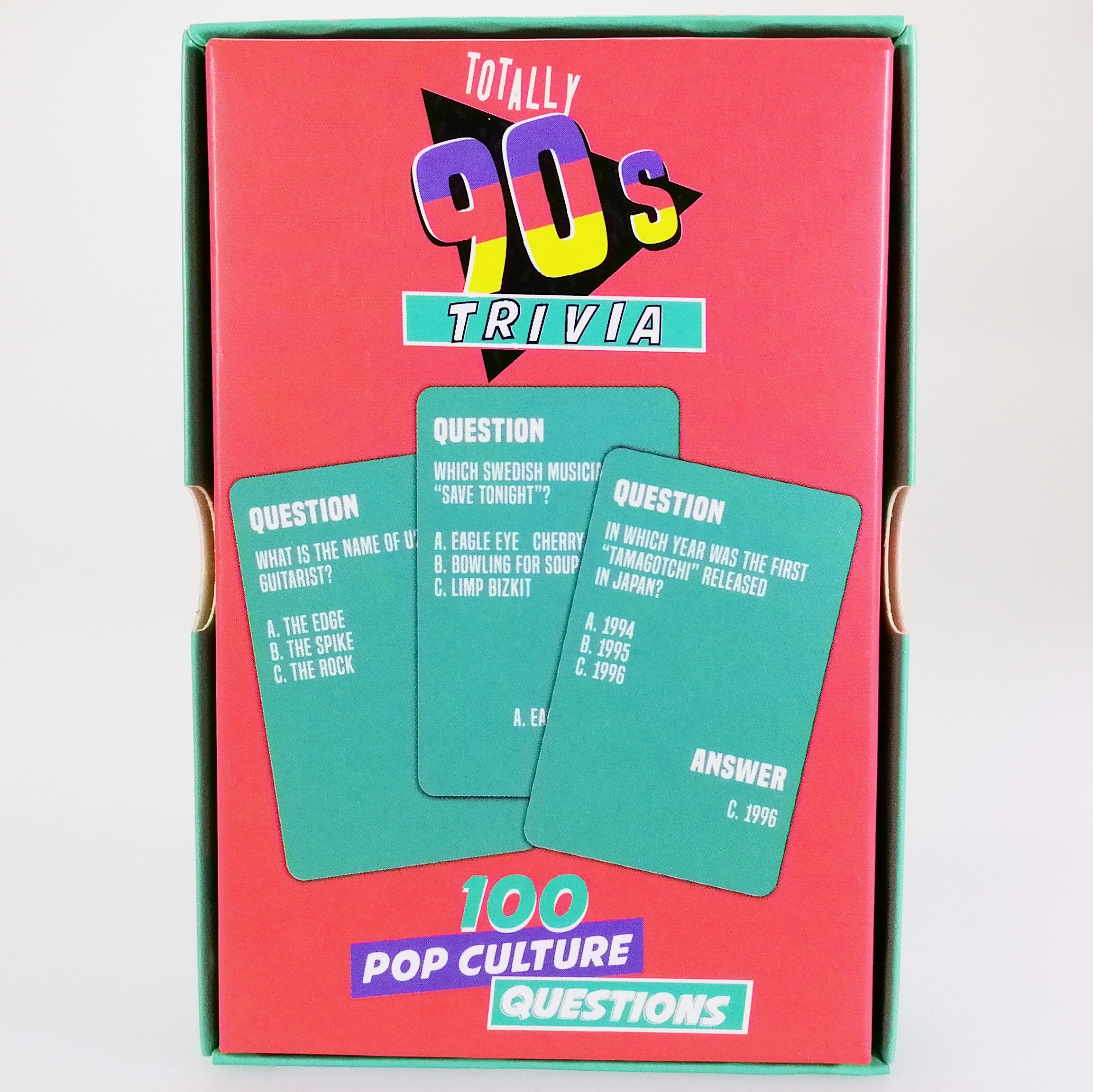 90s Trivia Pop Culture Questions Cards