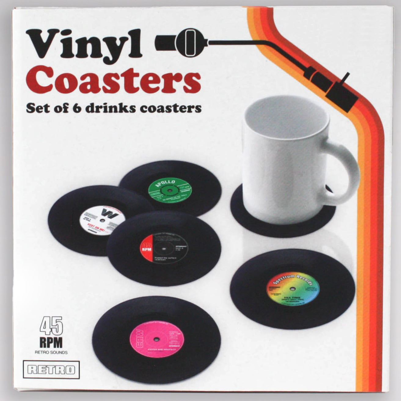 Vinyl Record Style Coasters