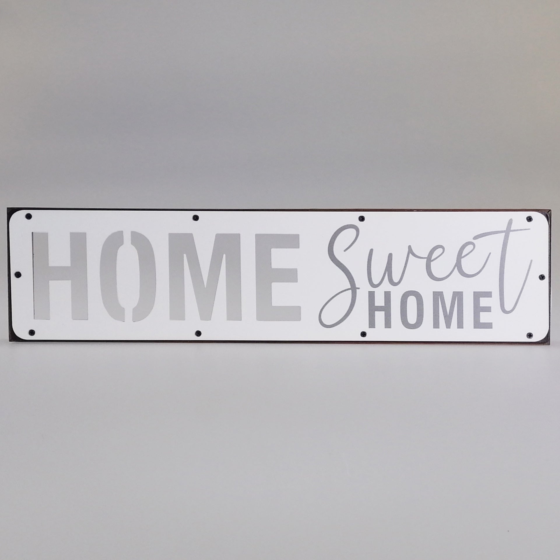 Home Sweet Home' Metal & Wood Plaque Sign