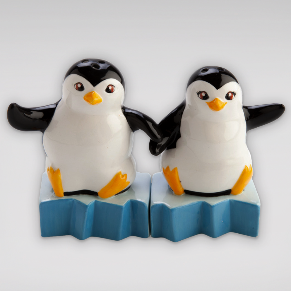 Penguin Island' Collectible Ceramic Salt & Pepper Set