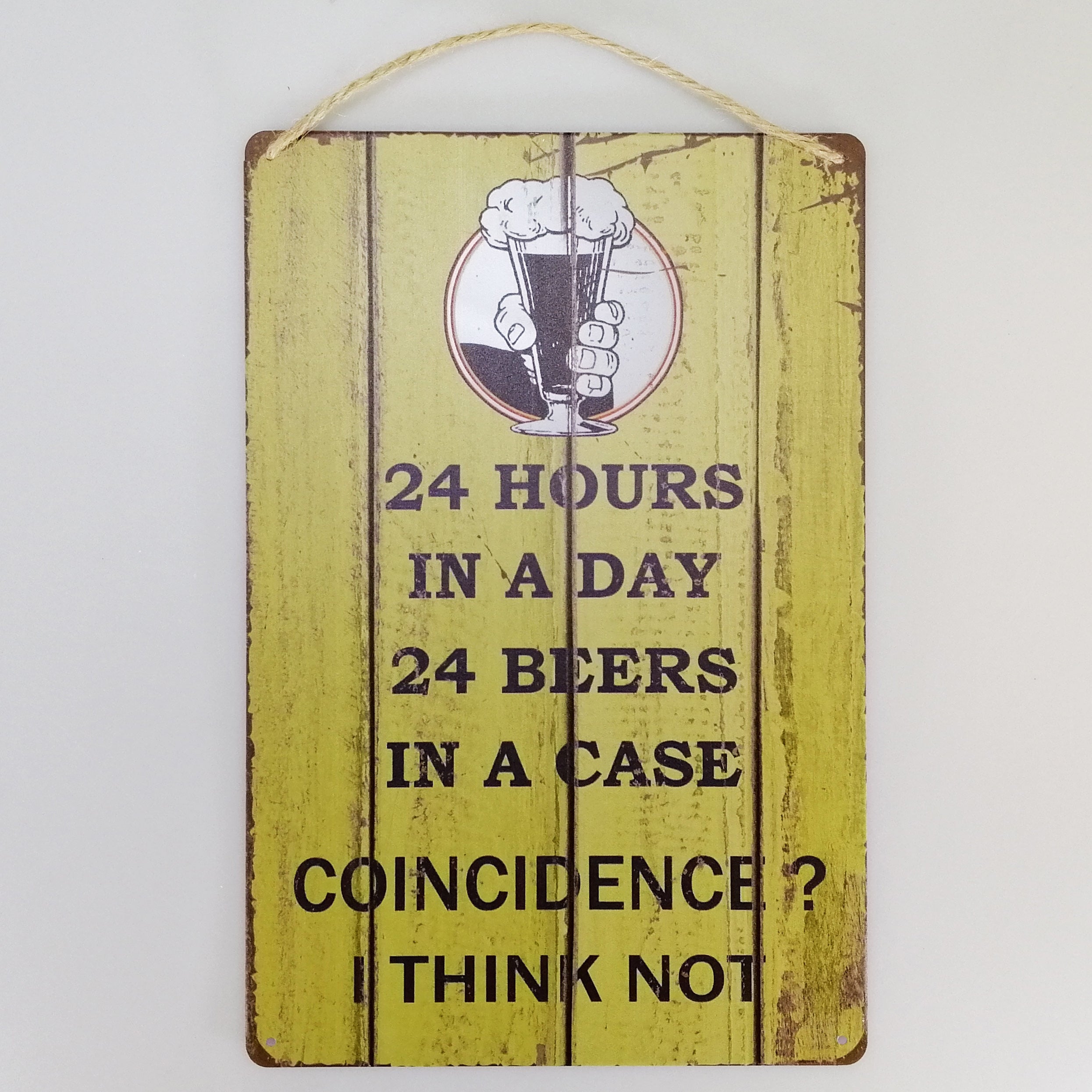 24 Hours...' Tin Sign