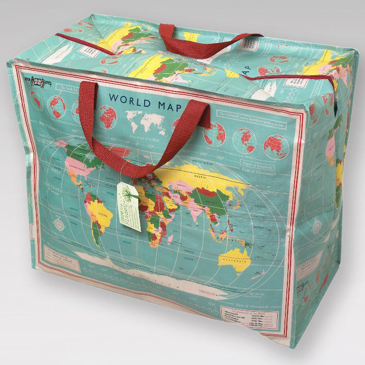 Rex London - Jumbo Storage Bag - World Map