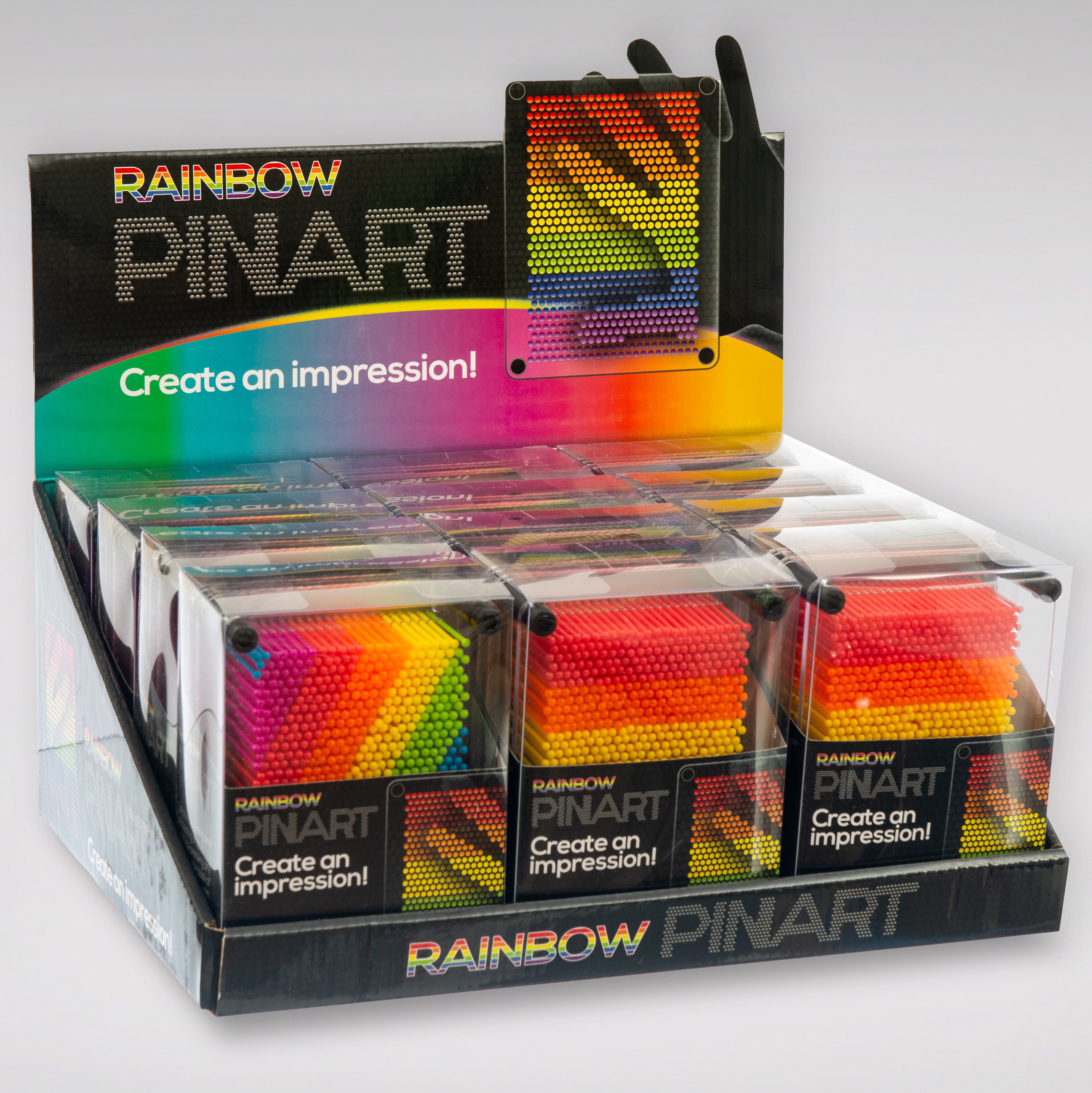 Rainbow Pin Art