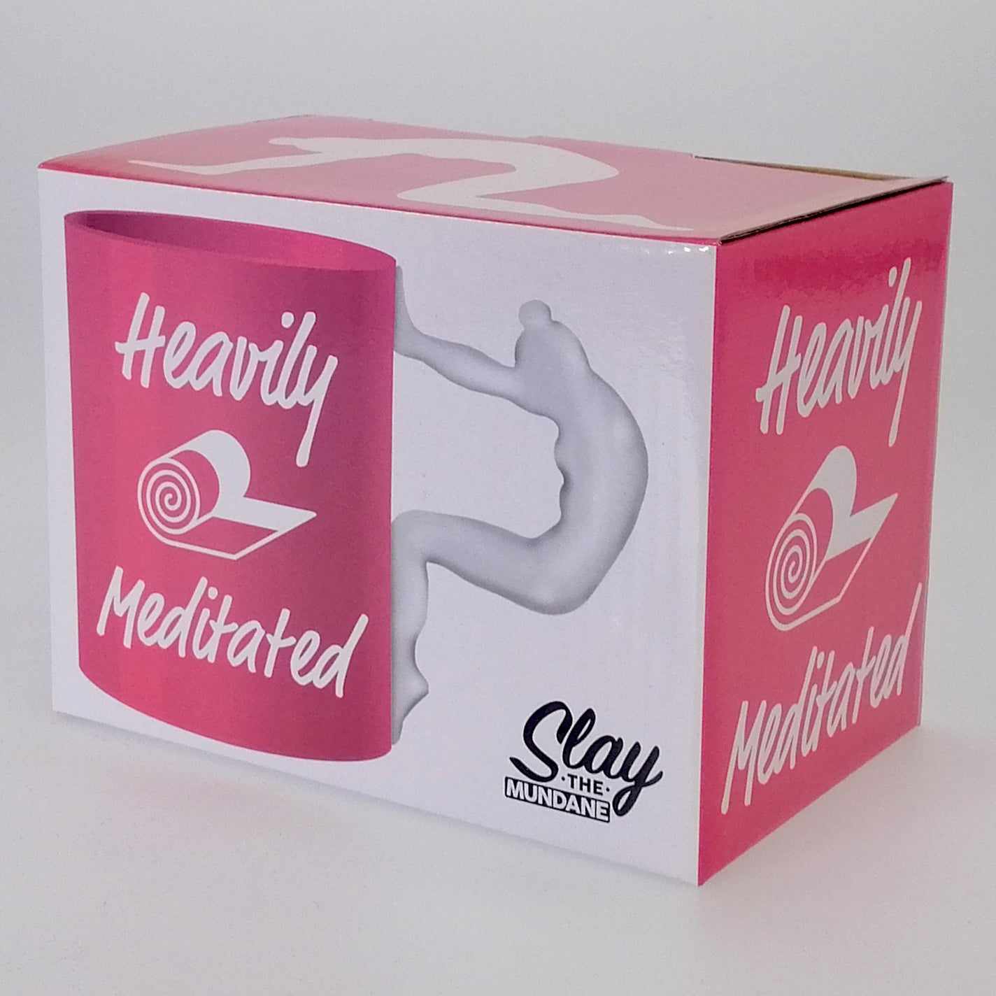 Yoga Mug "Heavily Meditated" - Boxed Mug