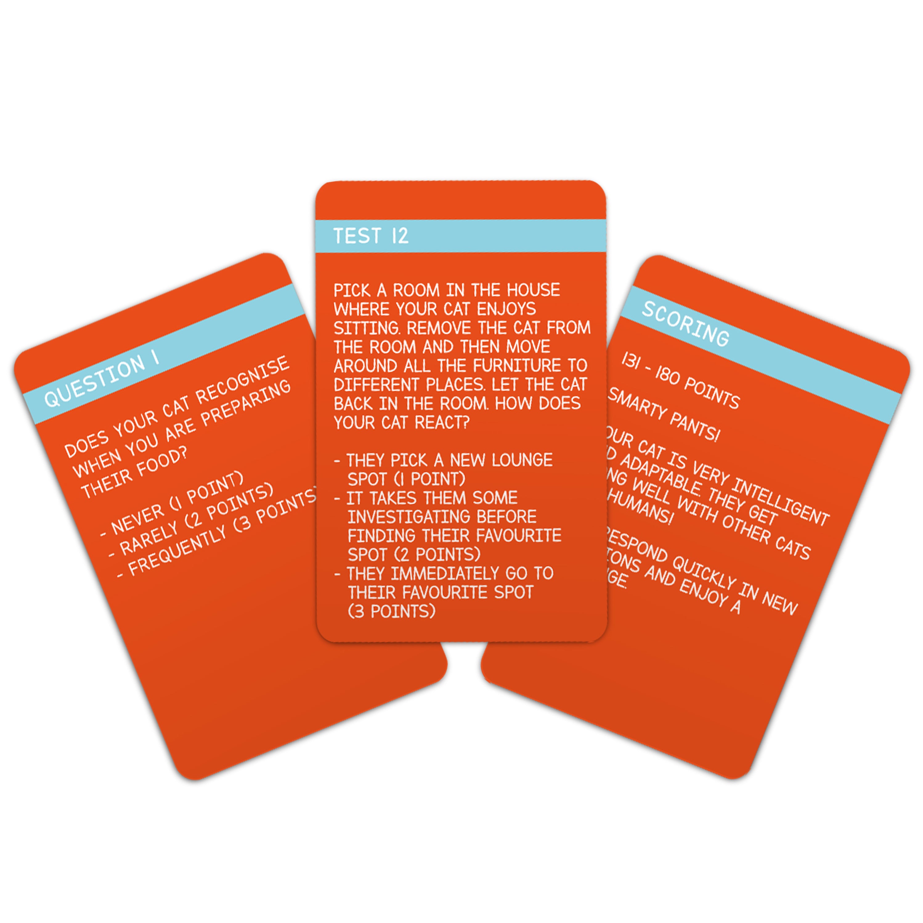Cat IQ Test Cards
