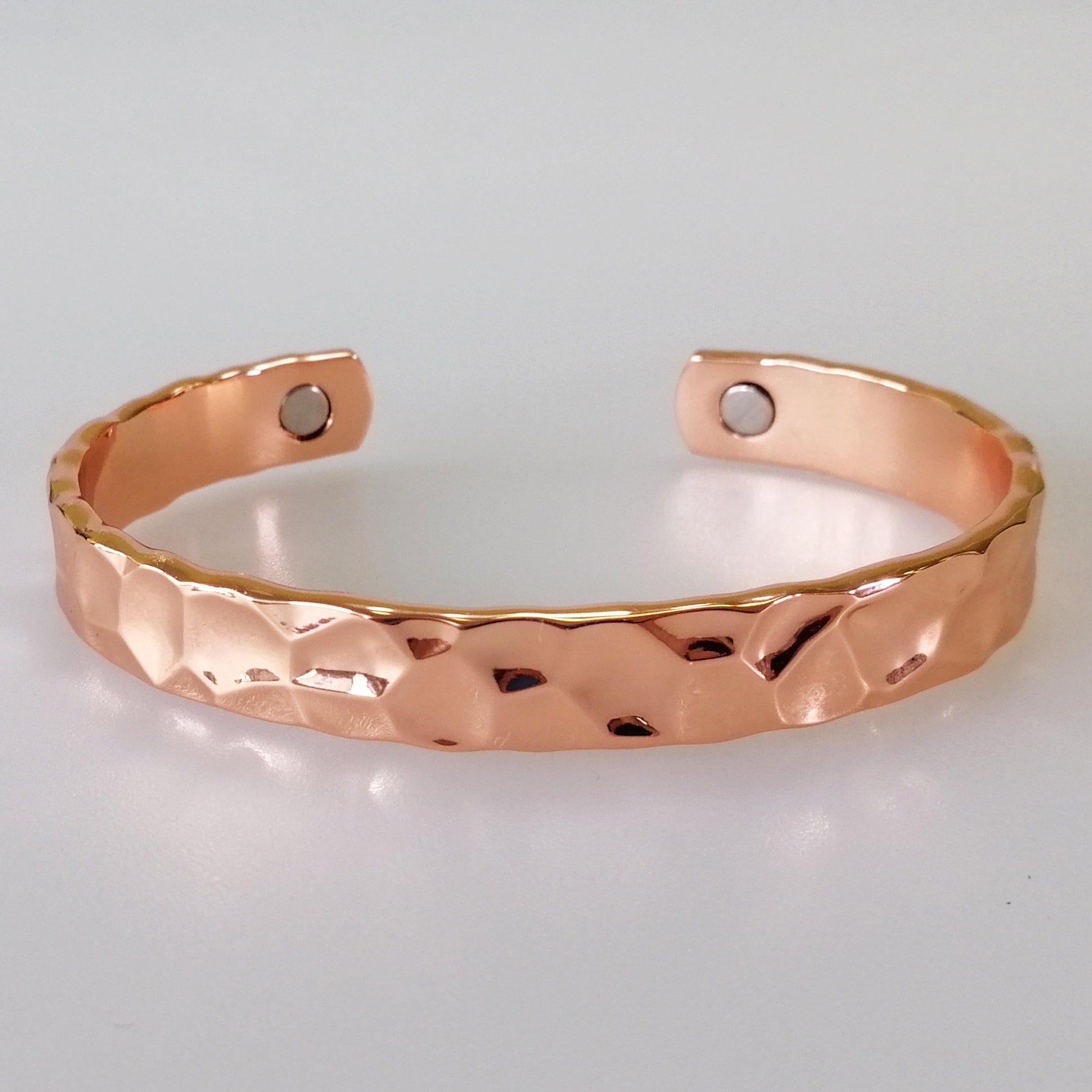 Kia Ora Shiny Beaten Copper Bracelet