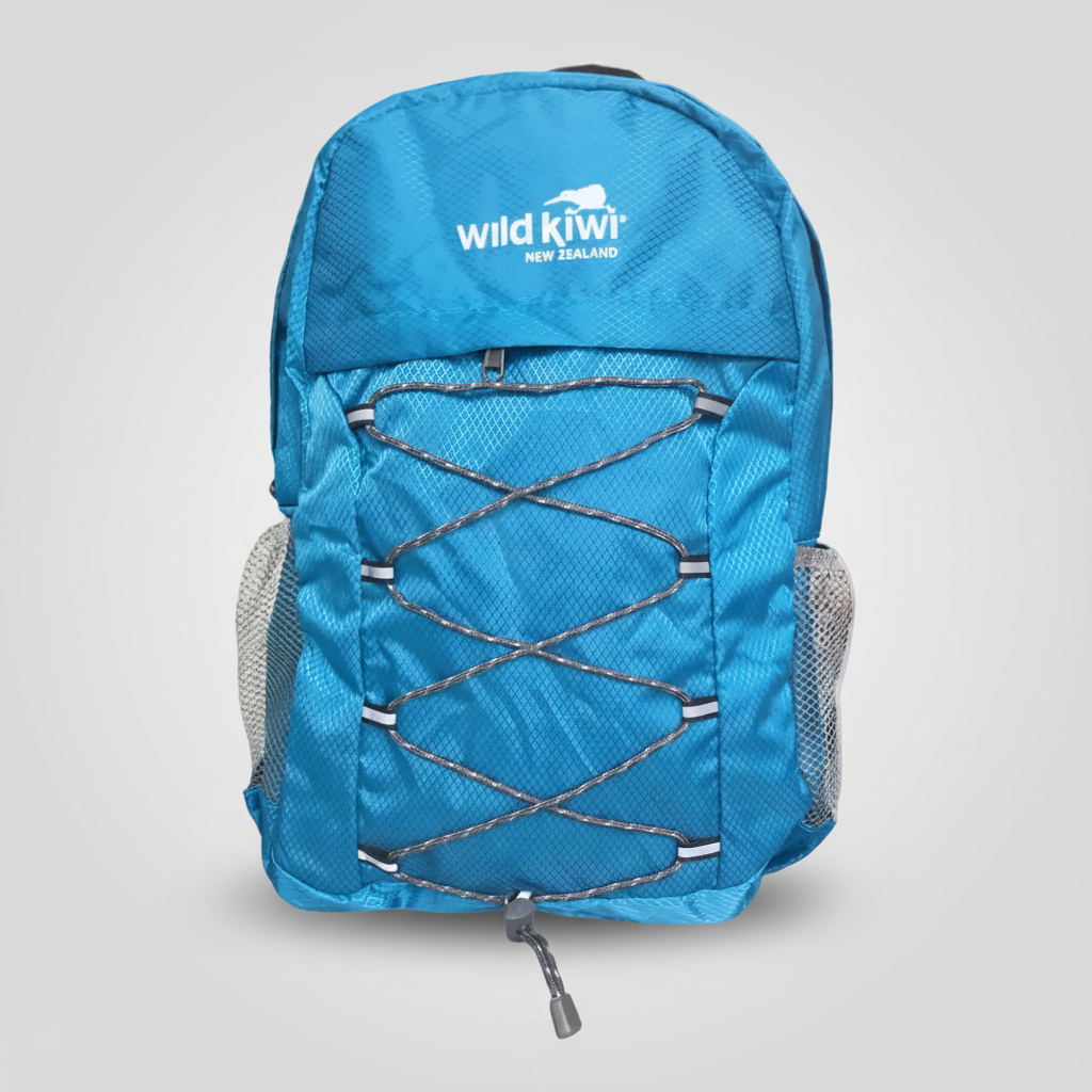 Wild Kiwi Packable Backpack - Blue