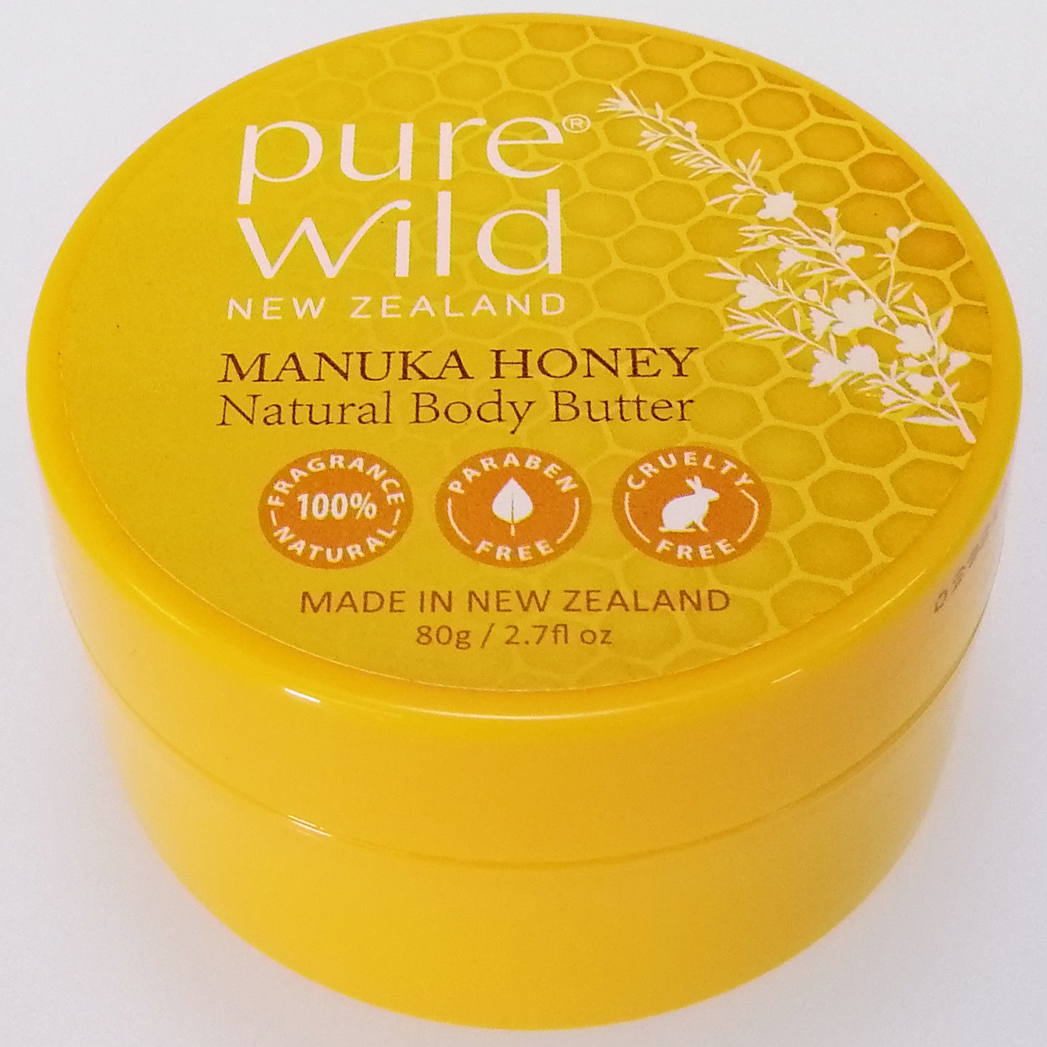 Purewild Natural Body Butter Moisturiser - Manuka Honey